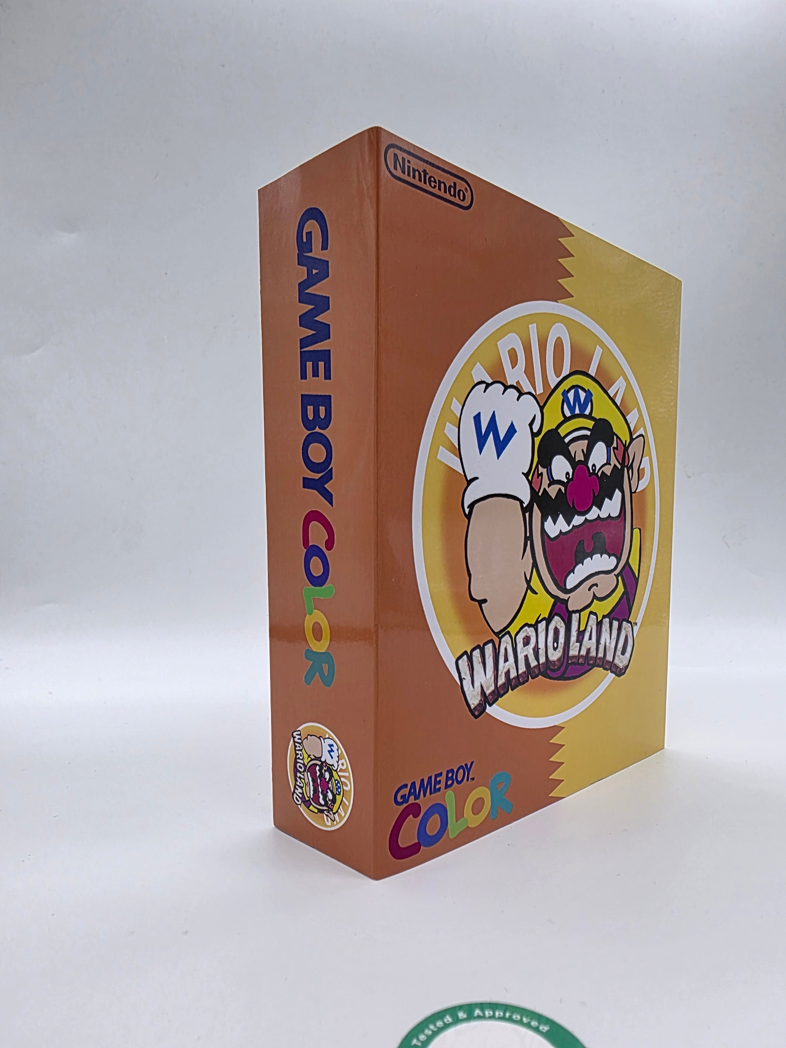 Nintendo Game Boy Color (GBC) Custom Wario Backlit Handheld Console