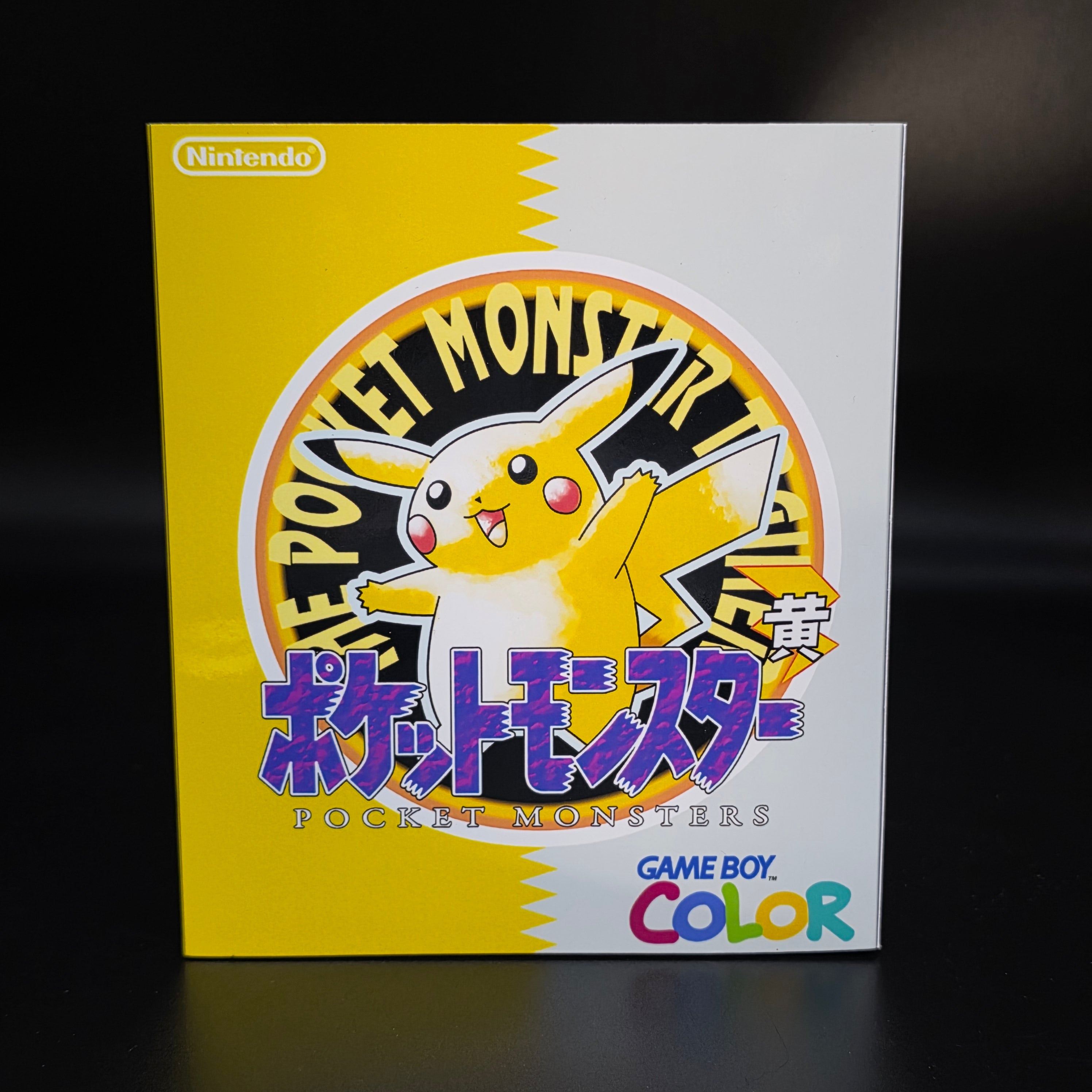 Nintendo Game Boy Color (GBC) Custom Pikachu Backlit Handheld Console