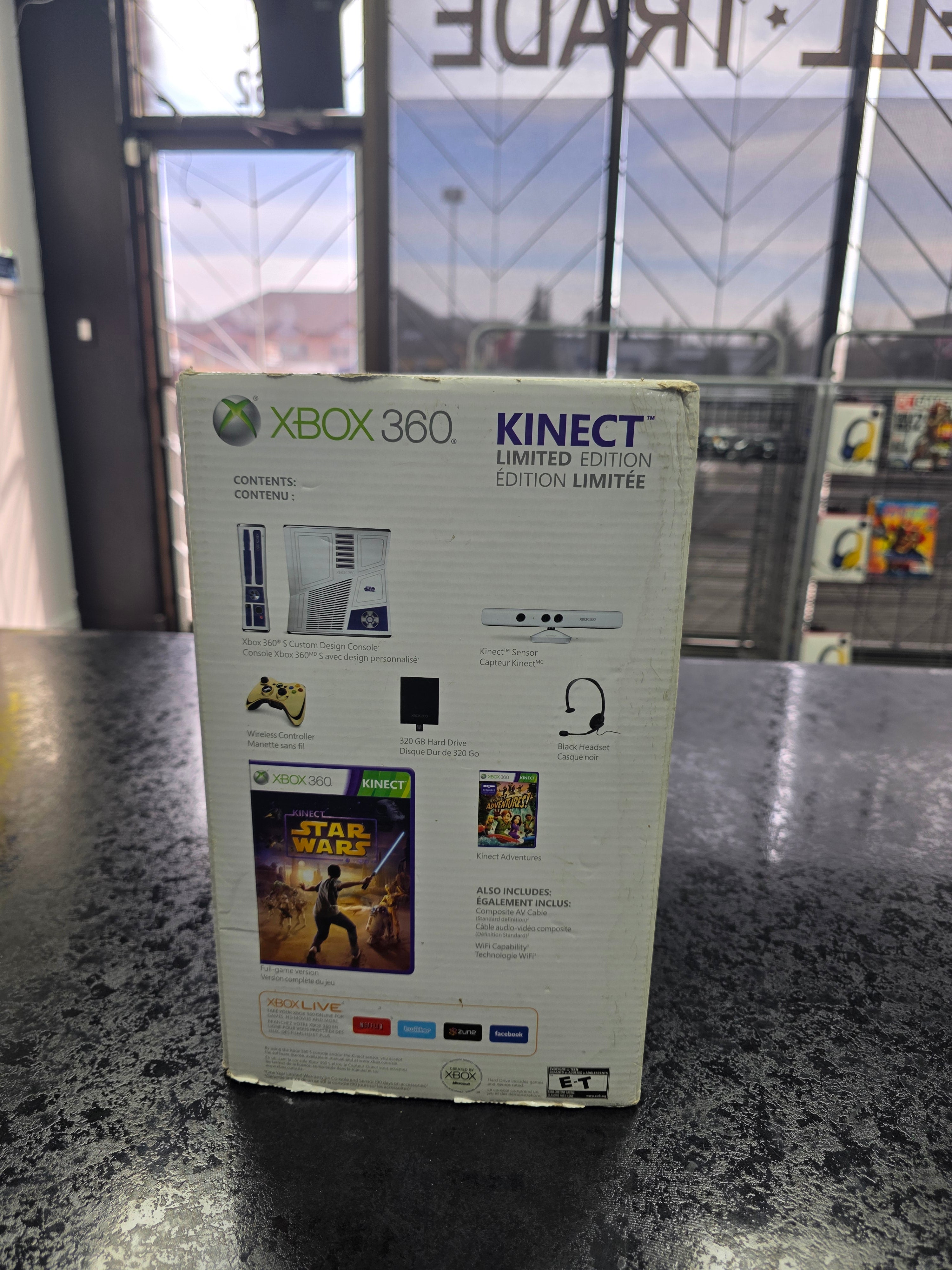 CIB Microsoft Xbox 360 Slim Kinect Star Wars Limited Edition