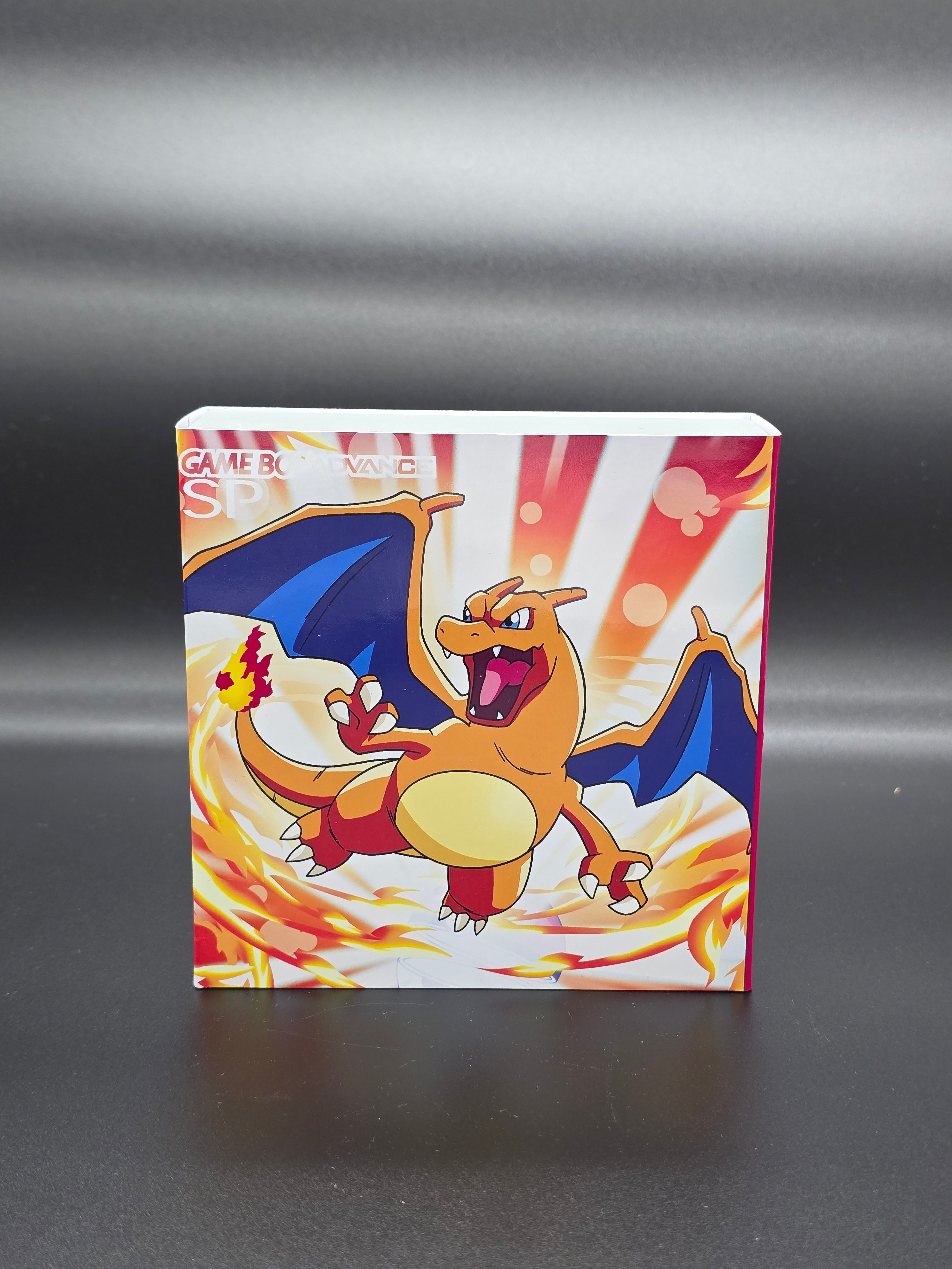 Nintendo Game Boy Advance SP (GBA SP) Custom Charizard Backlit Handheld Console