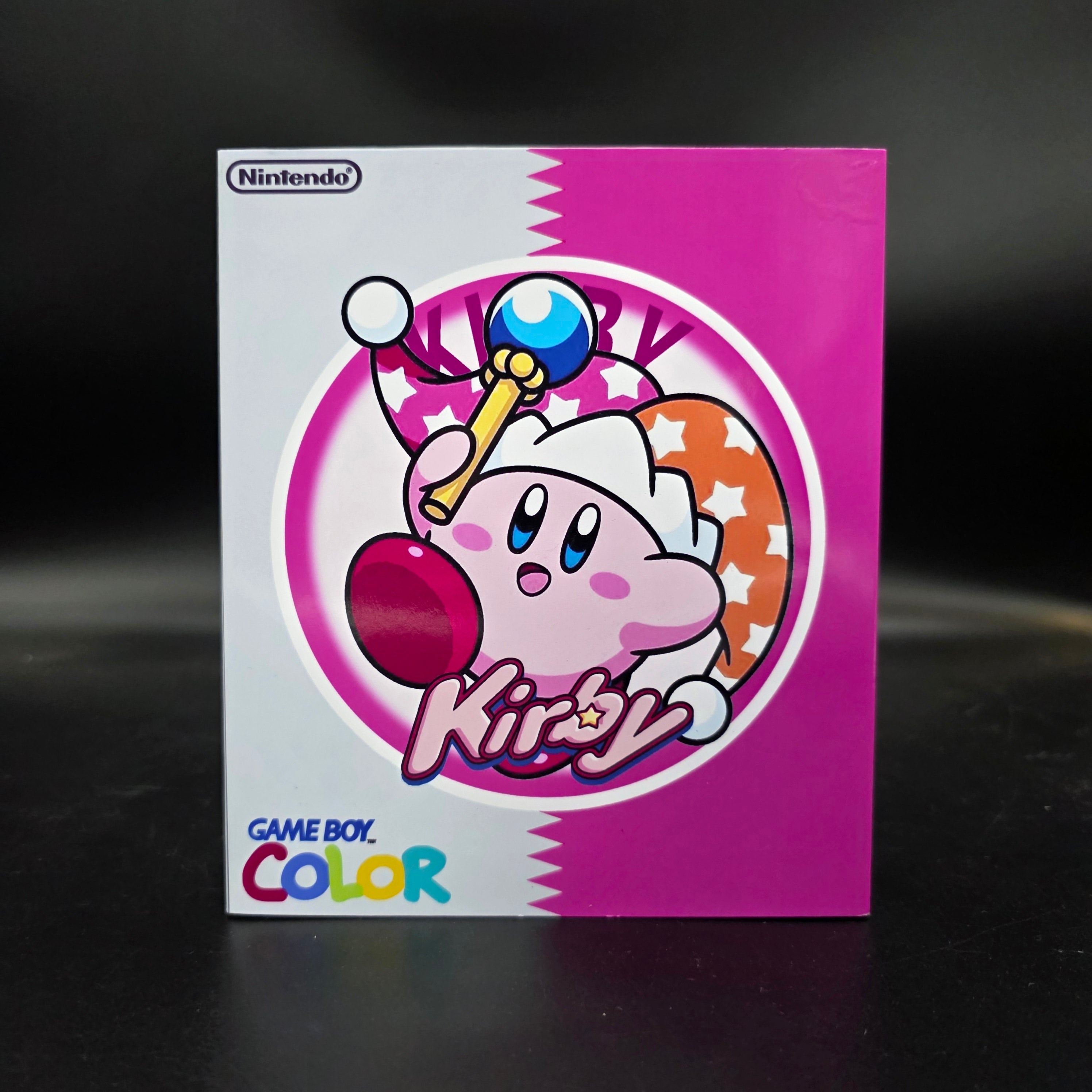 Nintendo Game Boy Color (GBC) Custom Kirby Pink Backlit Handheld Console