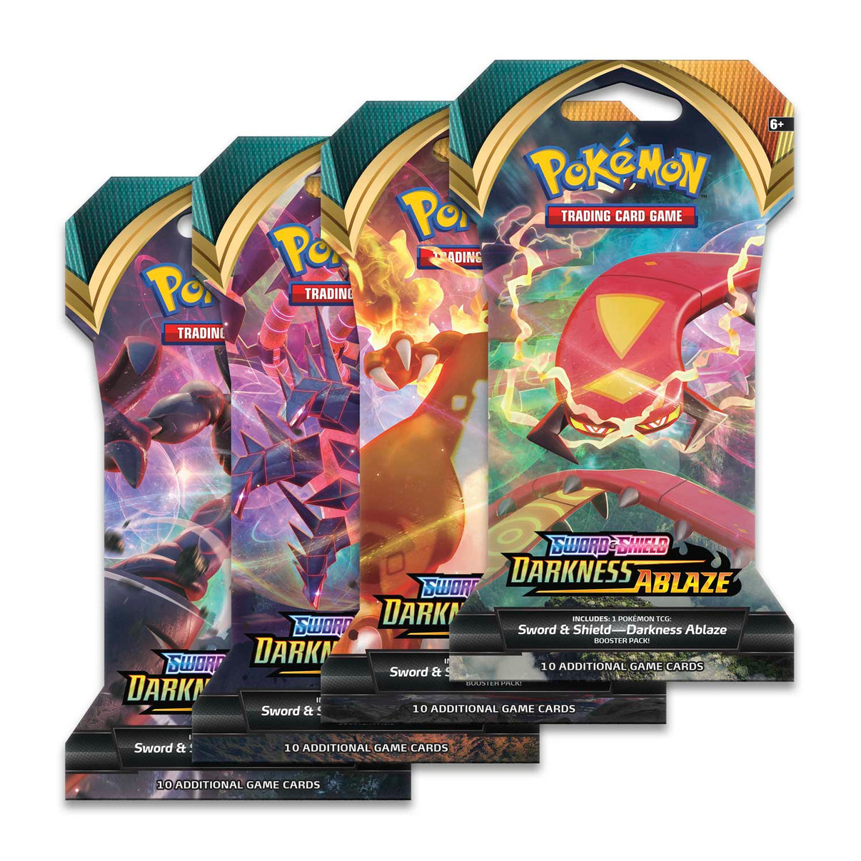 Pokemon TCG: Sword & Shield-Darkness Ablaze Sleeved Booster Pack