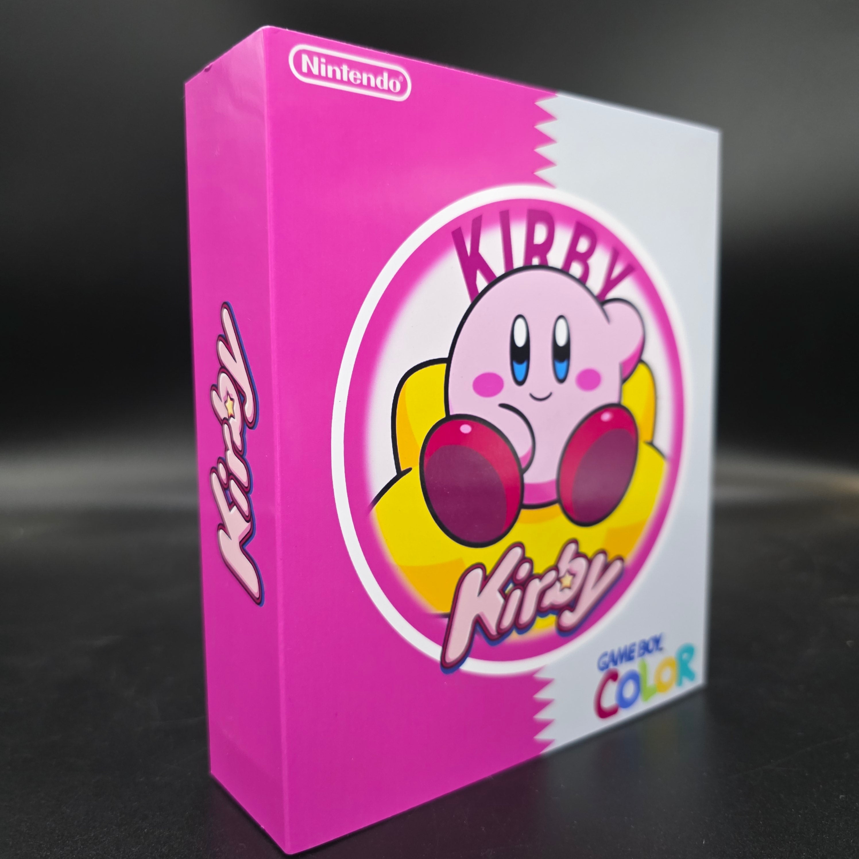 Nintendo Game Boy Color (GBC) Custom Kirby Pink Backlit Handheld Console