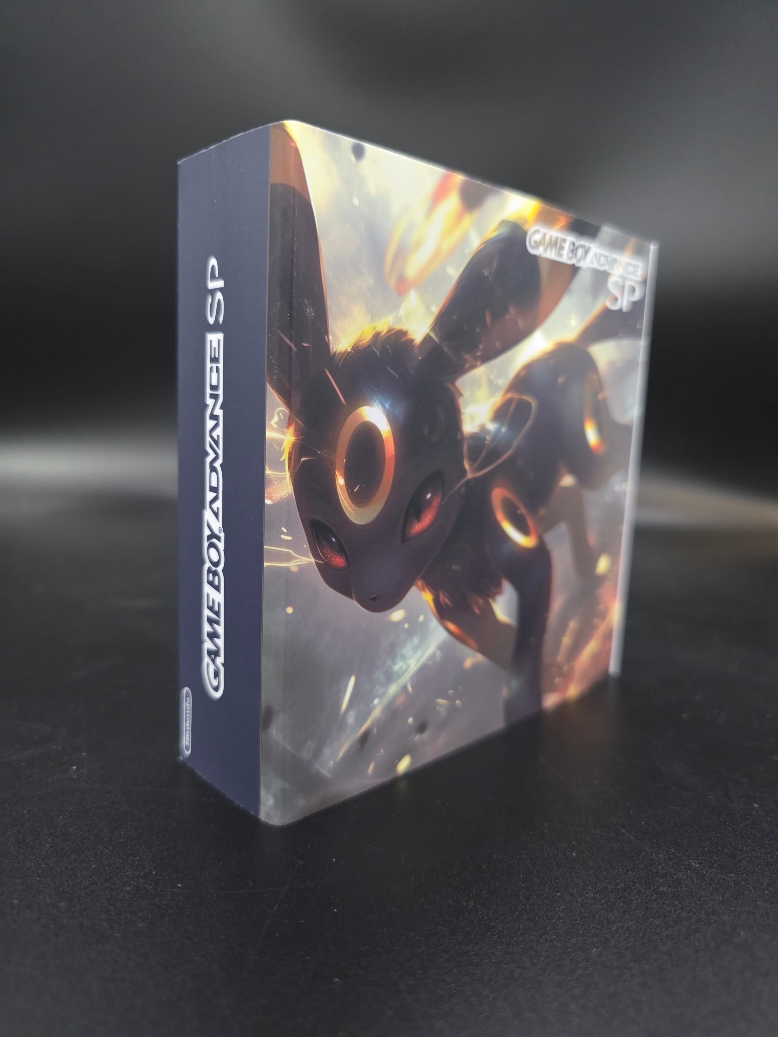 Nintendo Game Boy Advance SP (GBA SP) Custom Umbreon Backlit Handheld Console