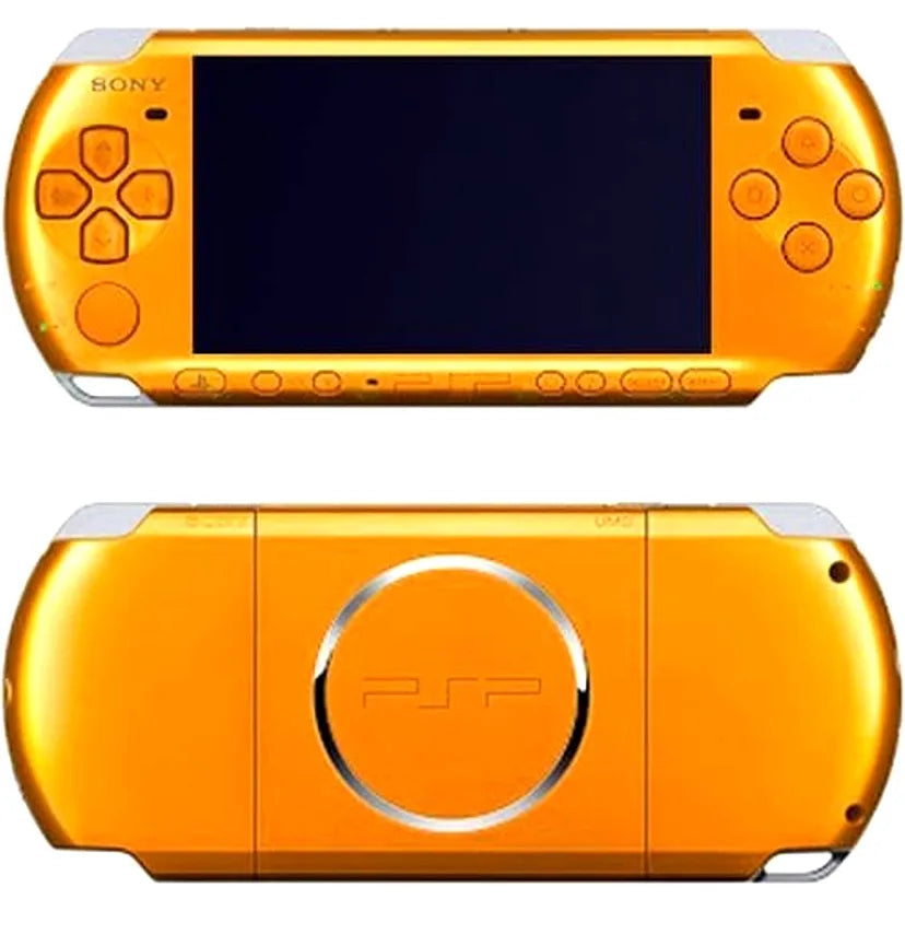 Sony PlayStation Portable PSP Bright Yellow Model 3000 Handheld Console (Japanese)
