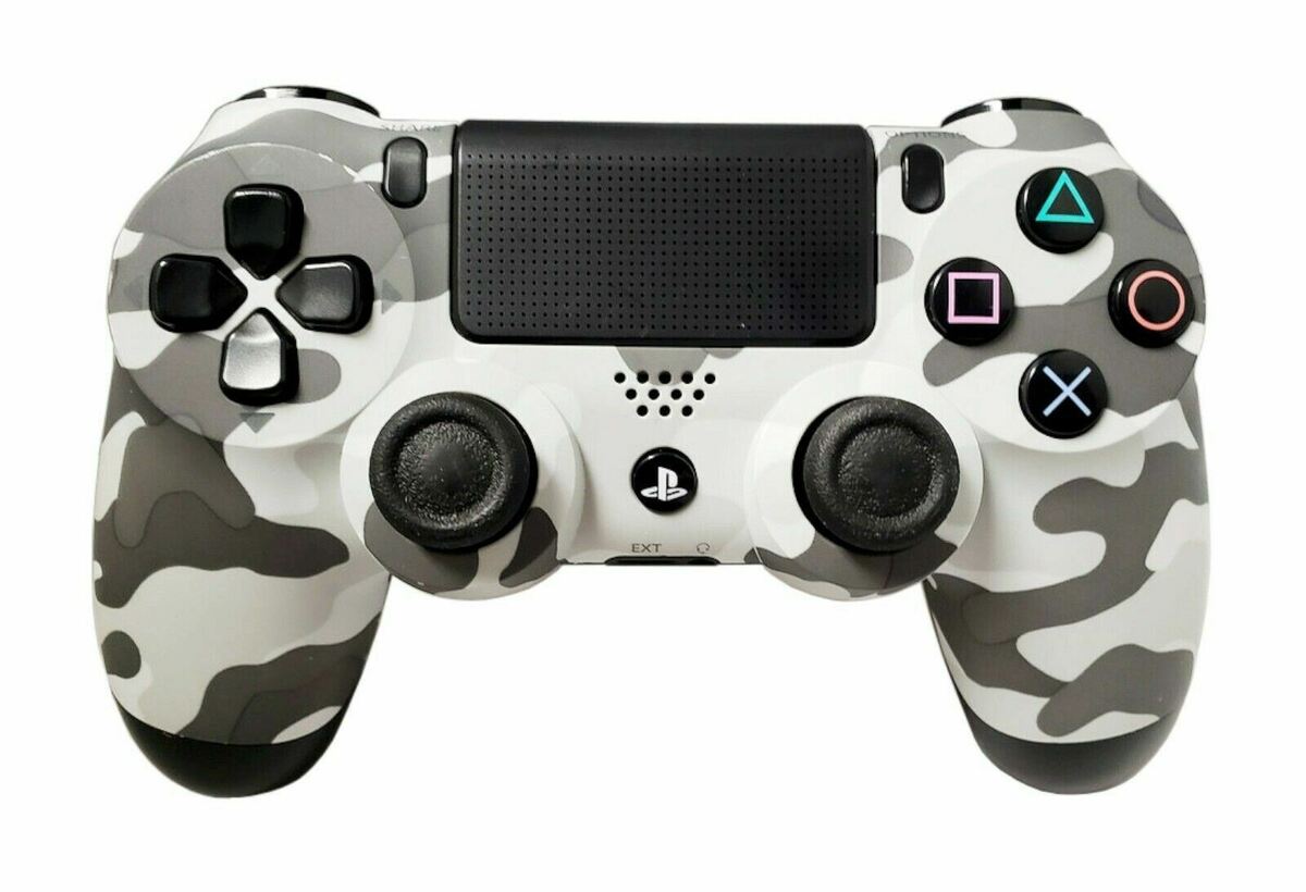 Sony PlayStation 4 PS4 White Camo DualShock Wireless Controller