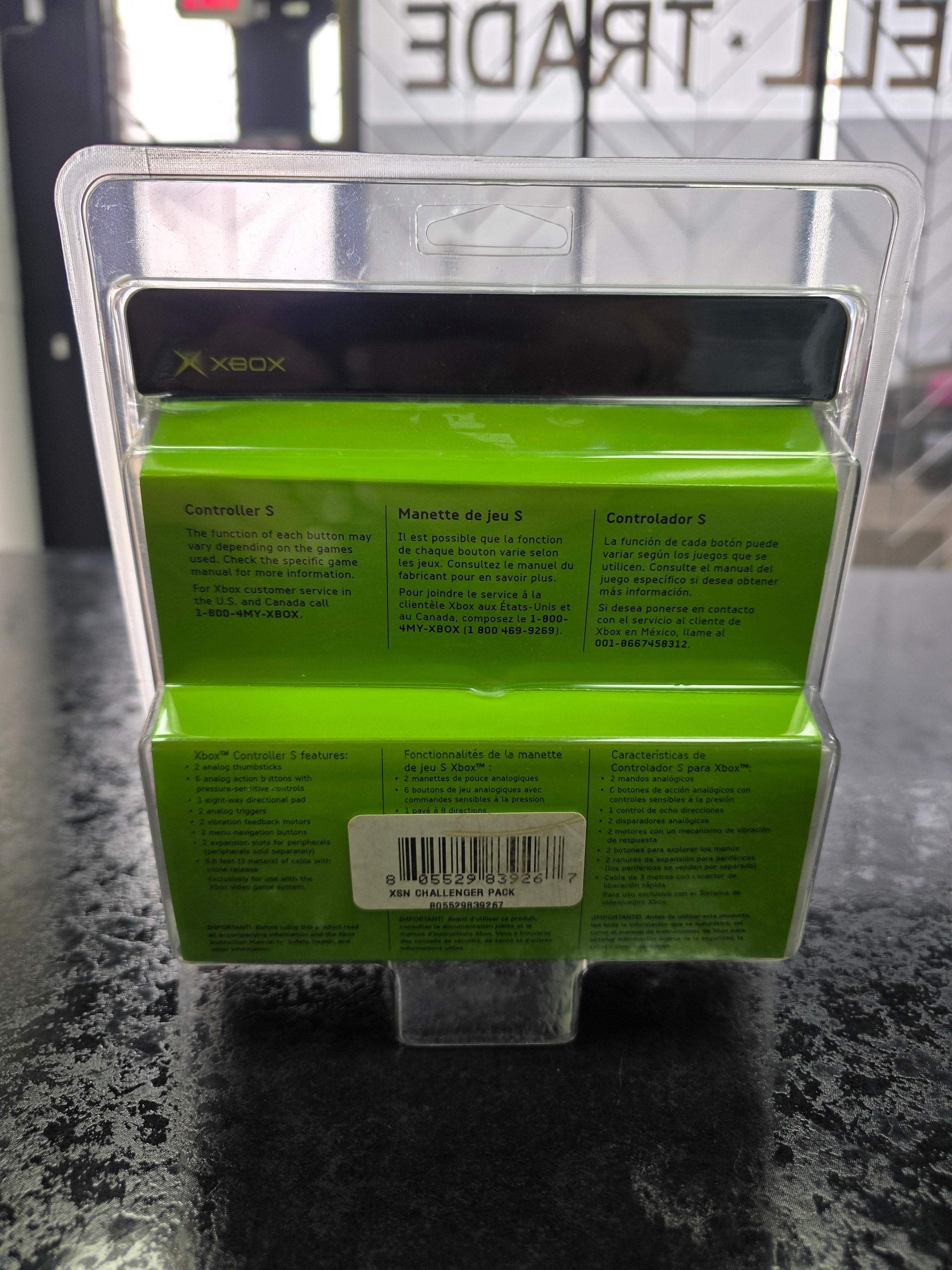 *Brand New* Microsoft Original Xbox S Black Controller