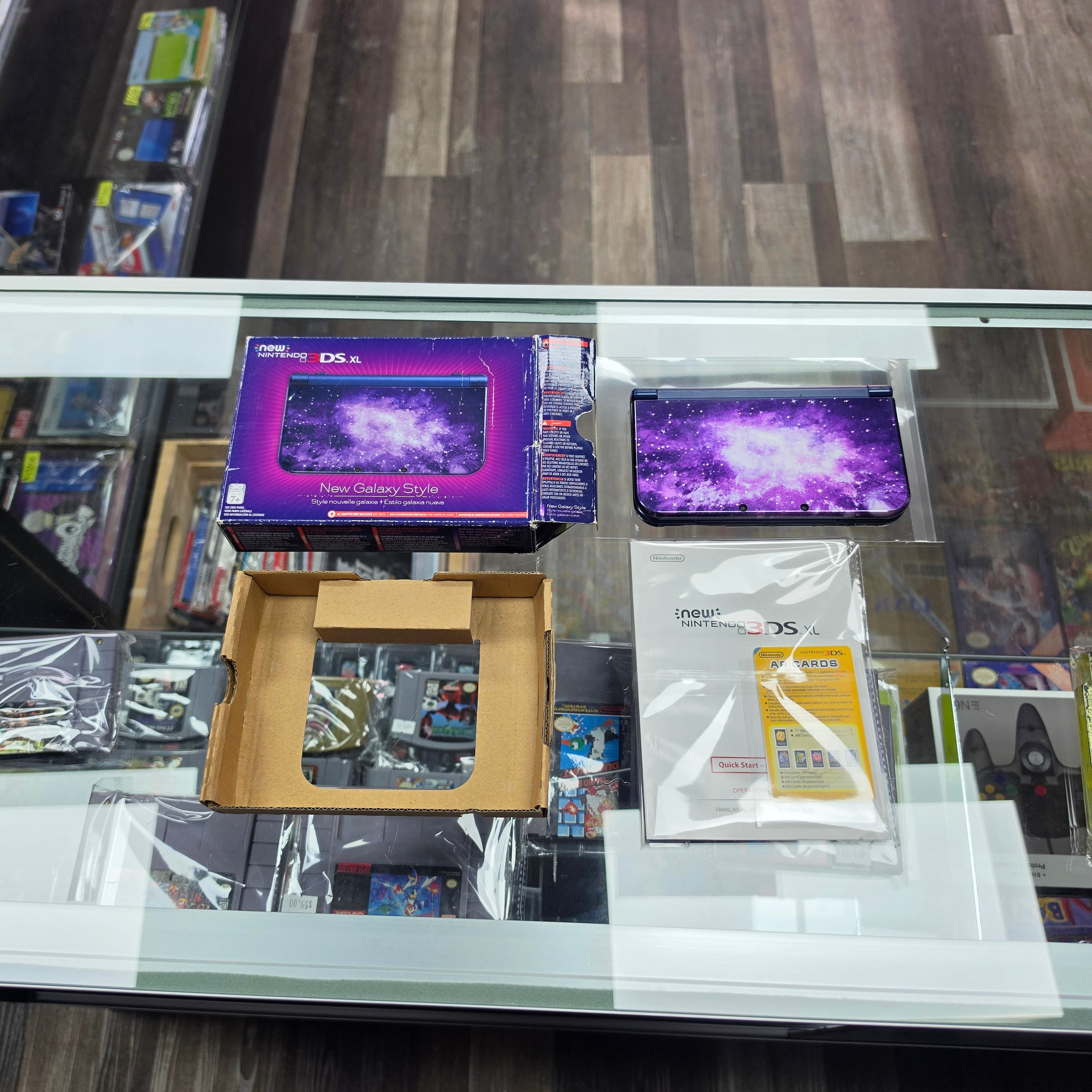 Complete in box "NEW" Nintendo 3DS XL Galaxy Handheld System