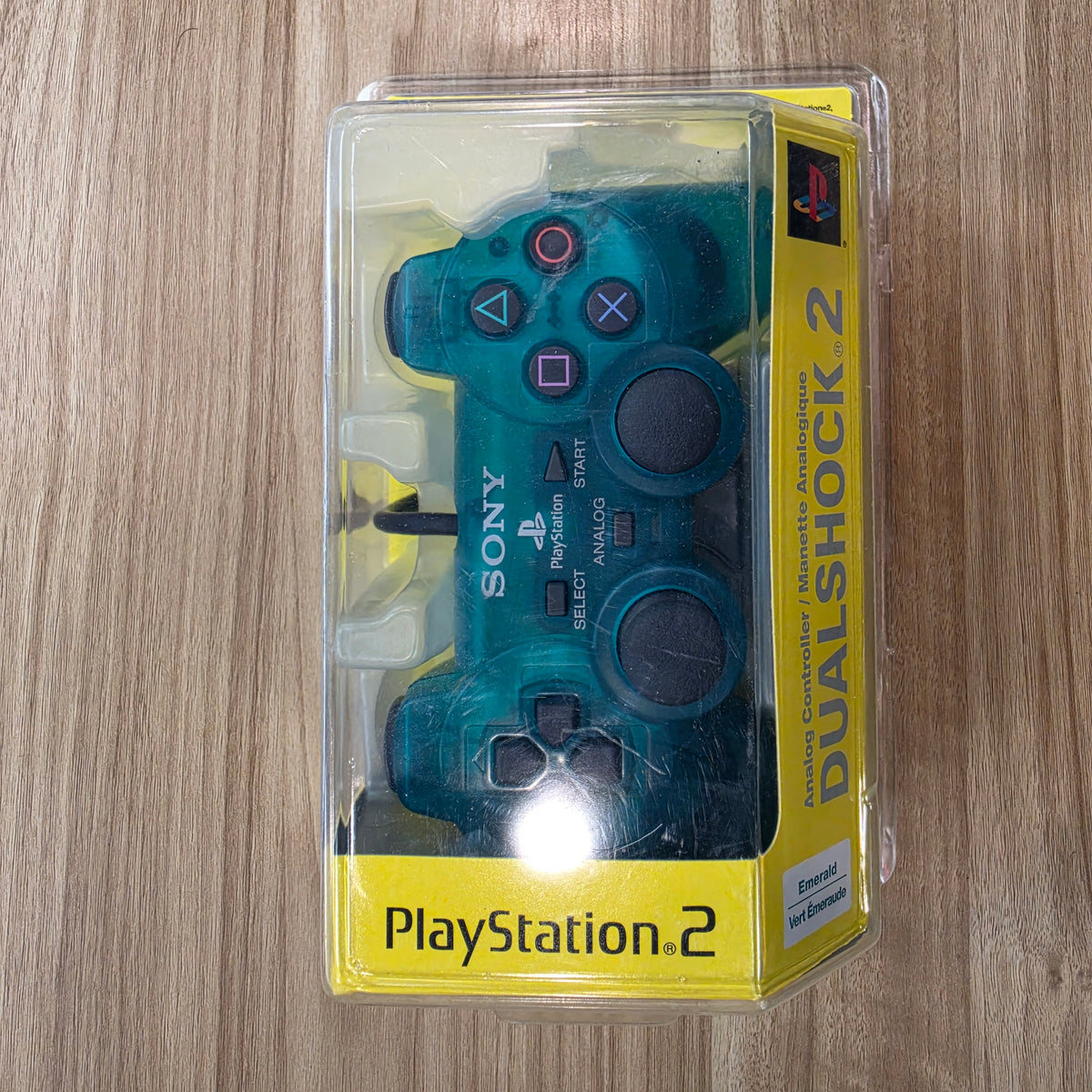 Sony PlayStation 2 PS2 DualShock 2 Clear Emerald Green Controller NEW