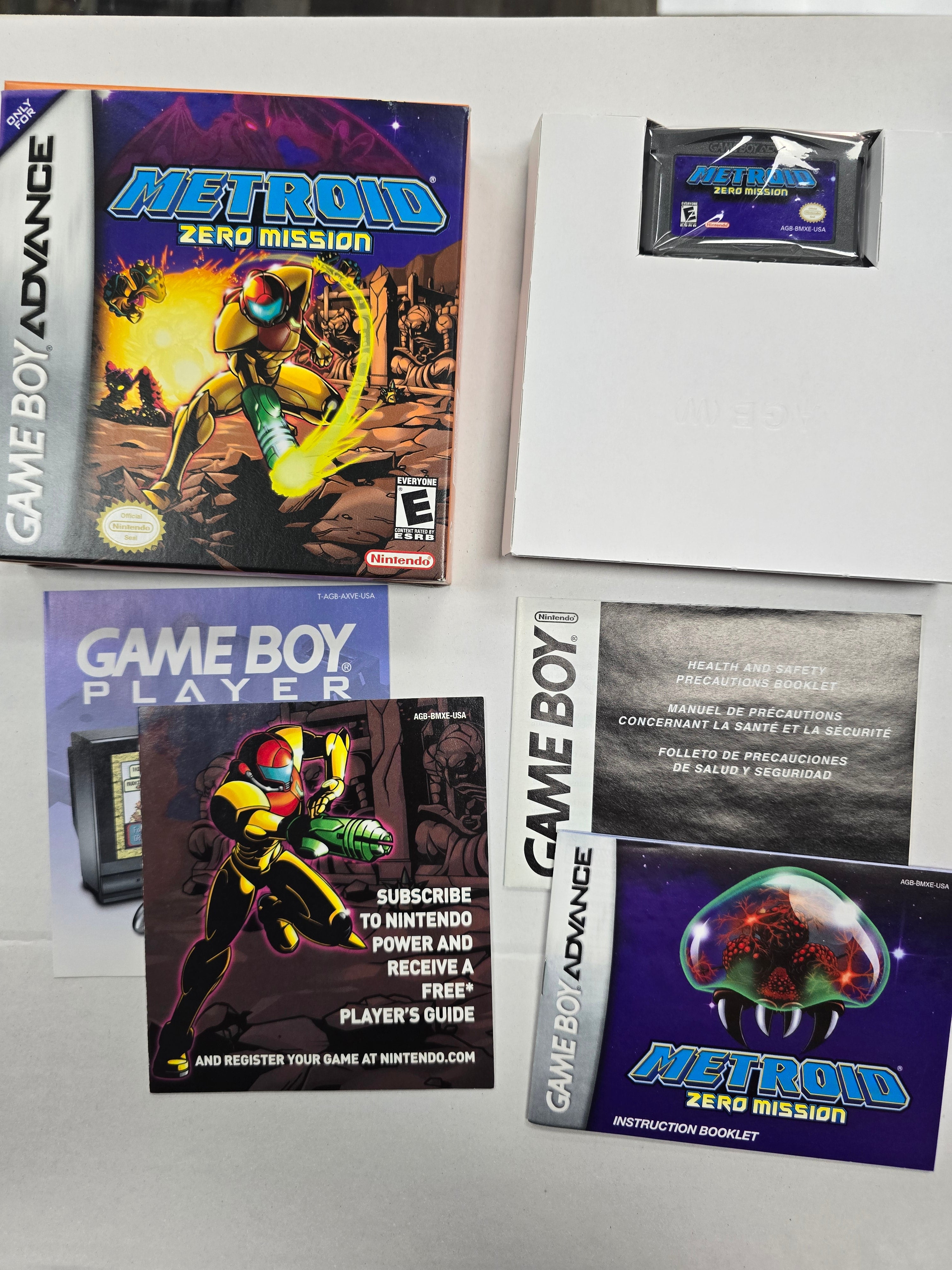 Metroid Zero Mission - Nintendo Game Boy Advance