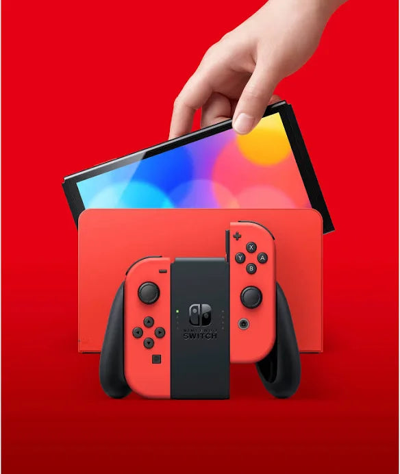 Nintendo Switch OLED Bundle – Mario Red Special Edition Console