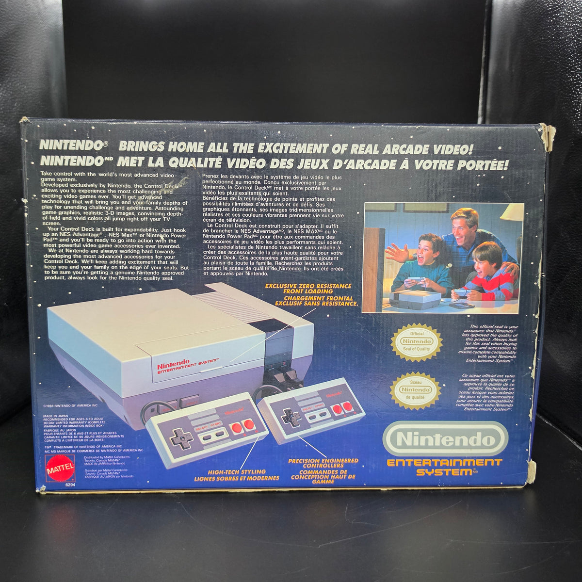CIB Nintendo NES Control Deck - Console Bundle