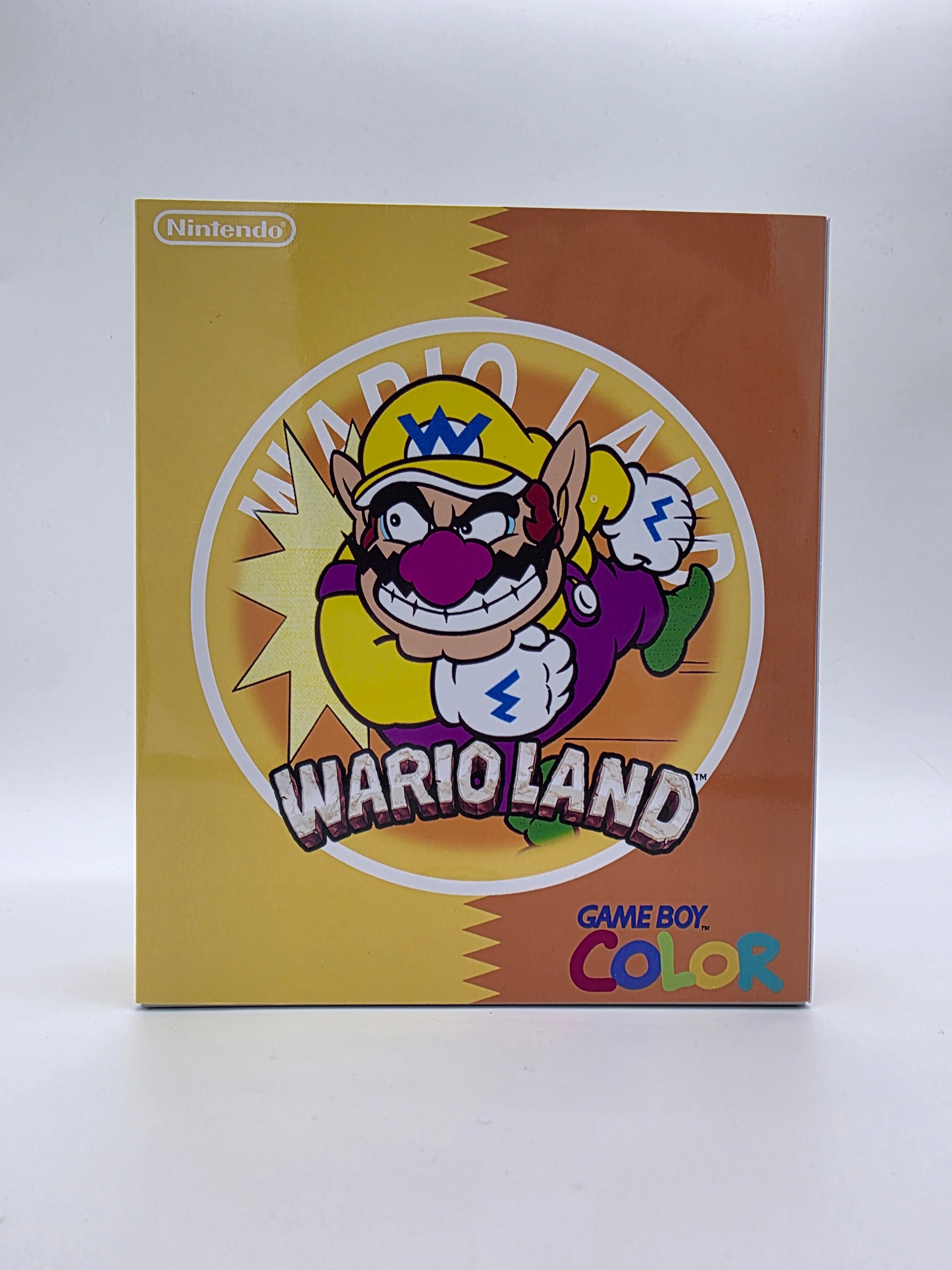 Nintendo Game Boy Color (GBC) Custom Wario Backlit Handheld Console