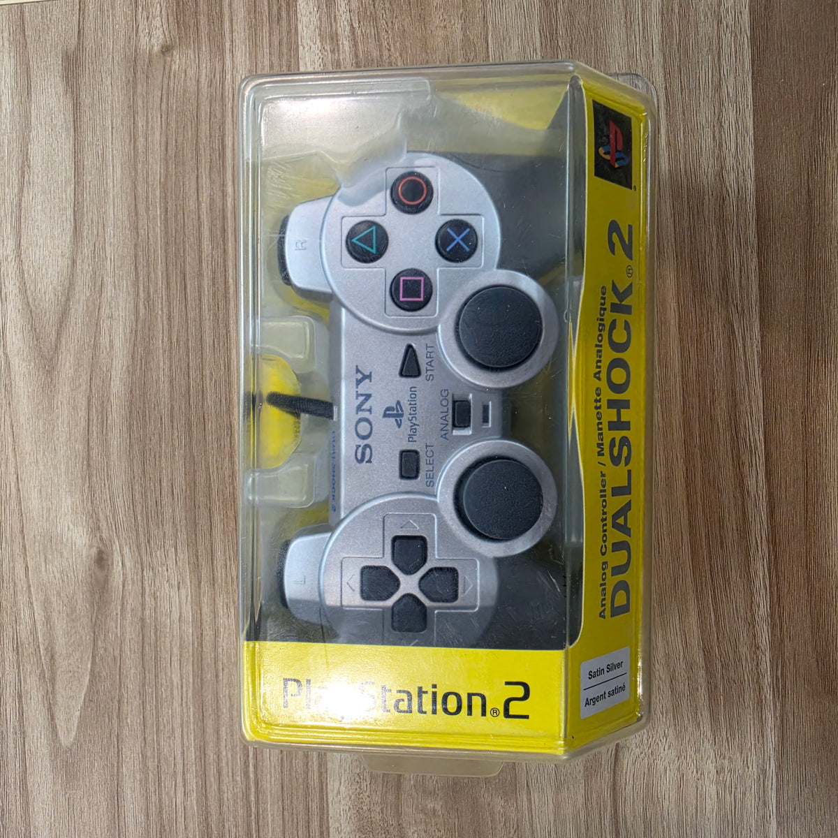 Sony PlayStation 2 PS2 DualShock 2 Silver Controller NEW