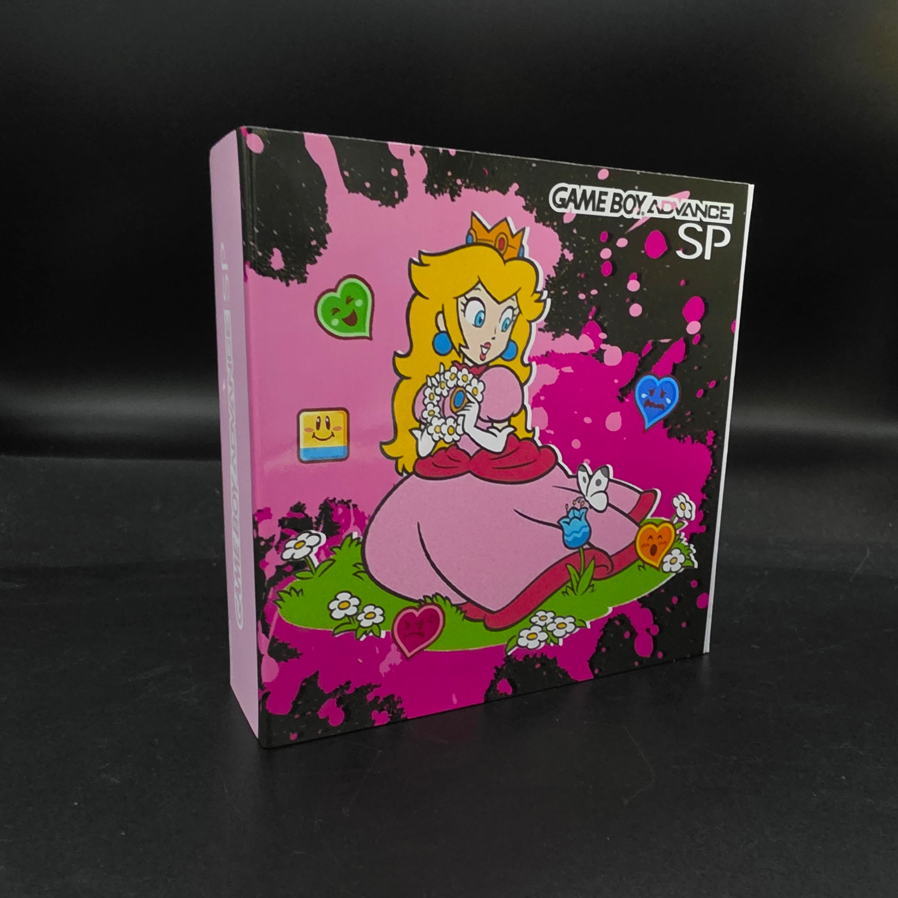 Nintendo Game Boy Advance SP (GBA SP) Custom Peach Backlit Handheld Console