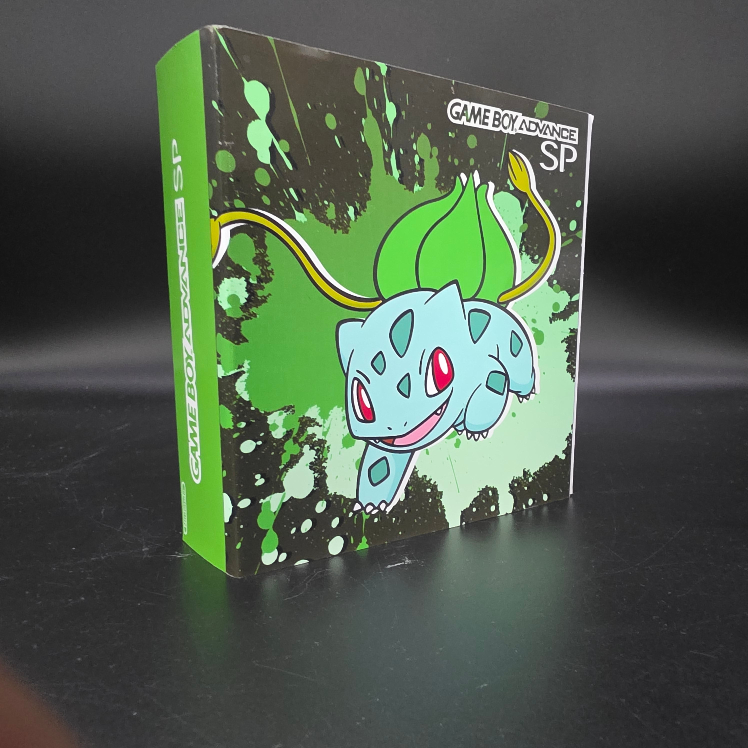 Nintendo Gameboy Advance SP (GBA) Custom Bulbasaur Backlit Handheld Console