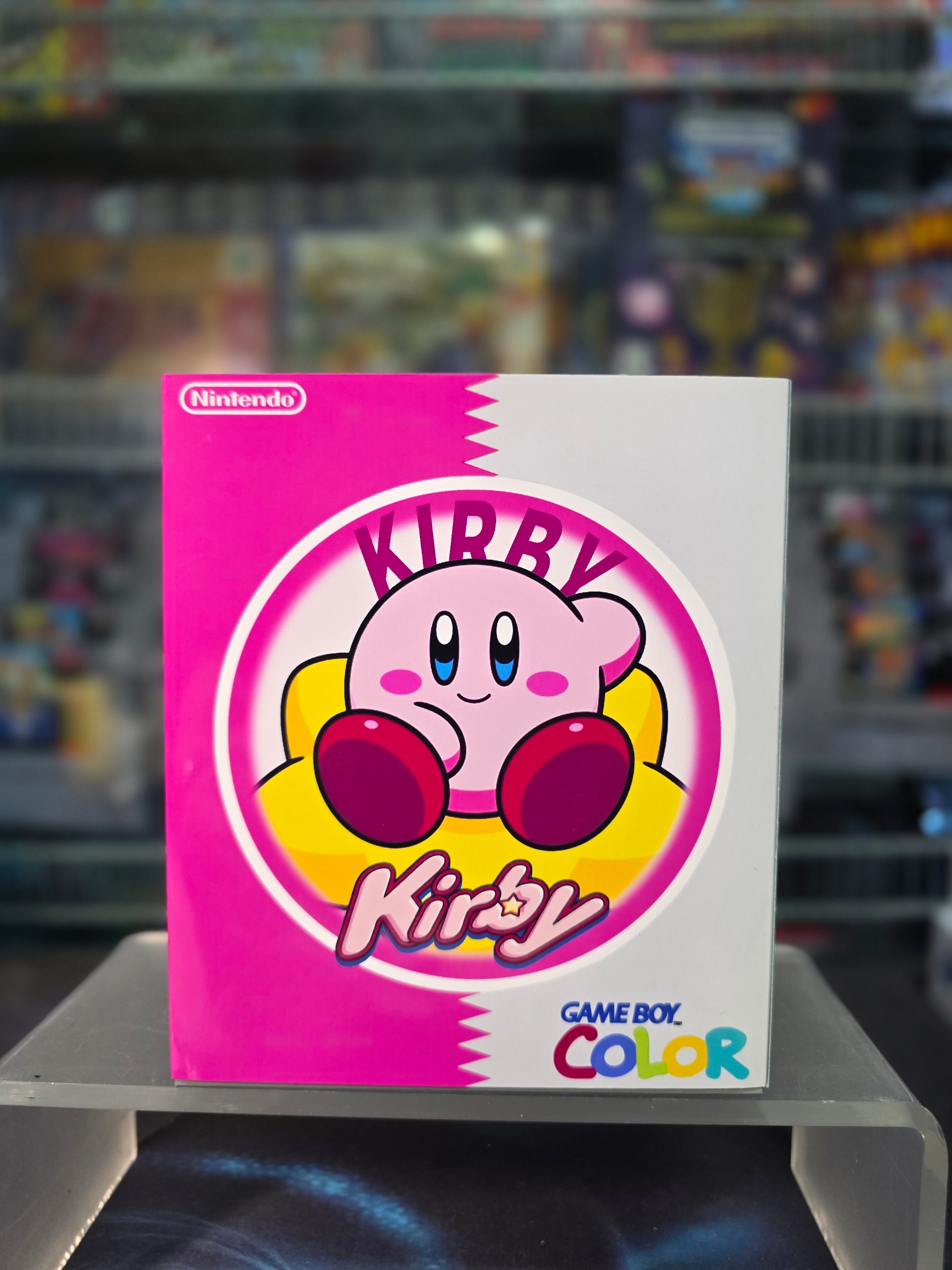 Nintendo Game Boy Color (GBC) Custom Kirby Pink Backlit Handheld Console