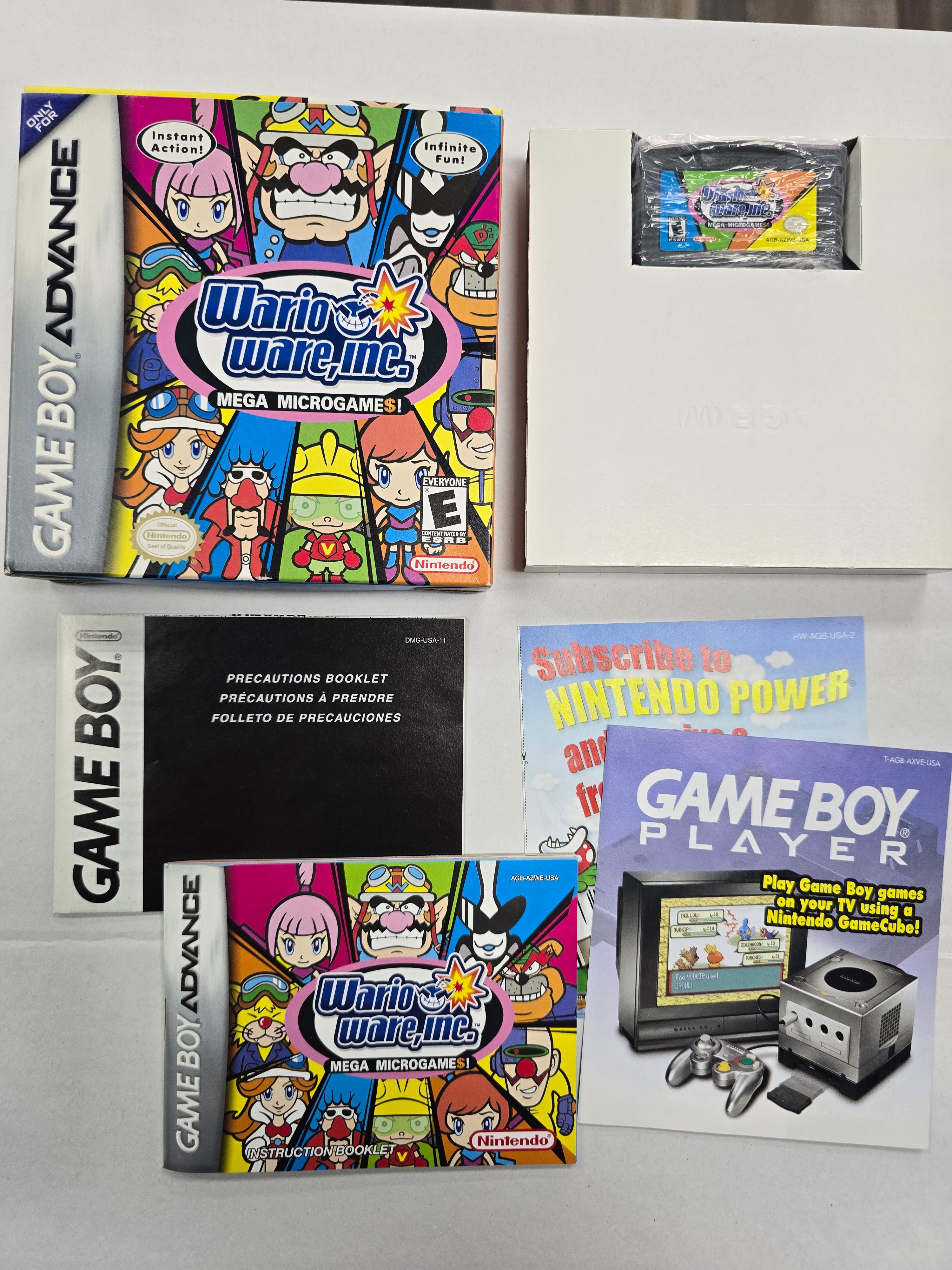Wario Ware Mega Microgames - Nintendo Game Boy Advance