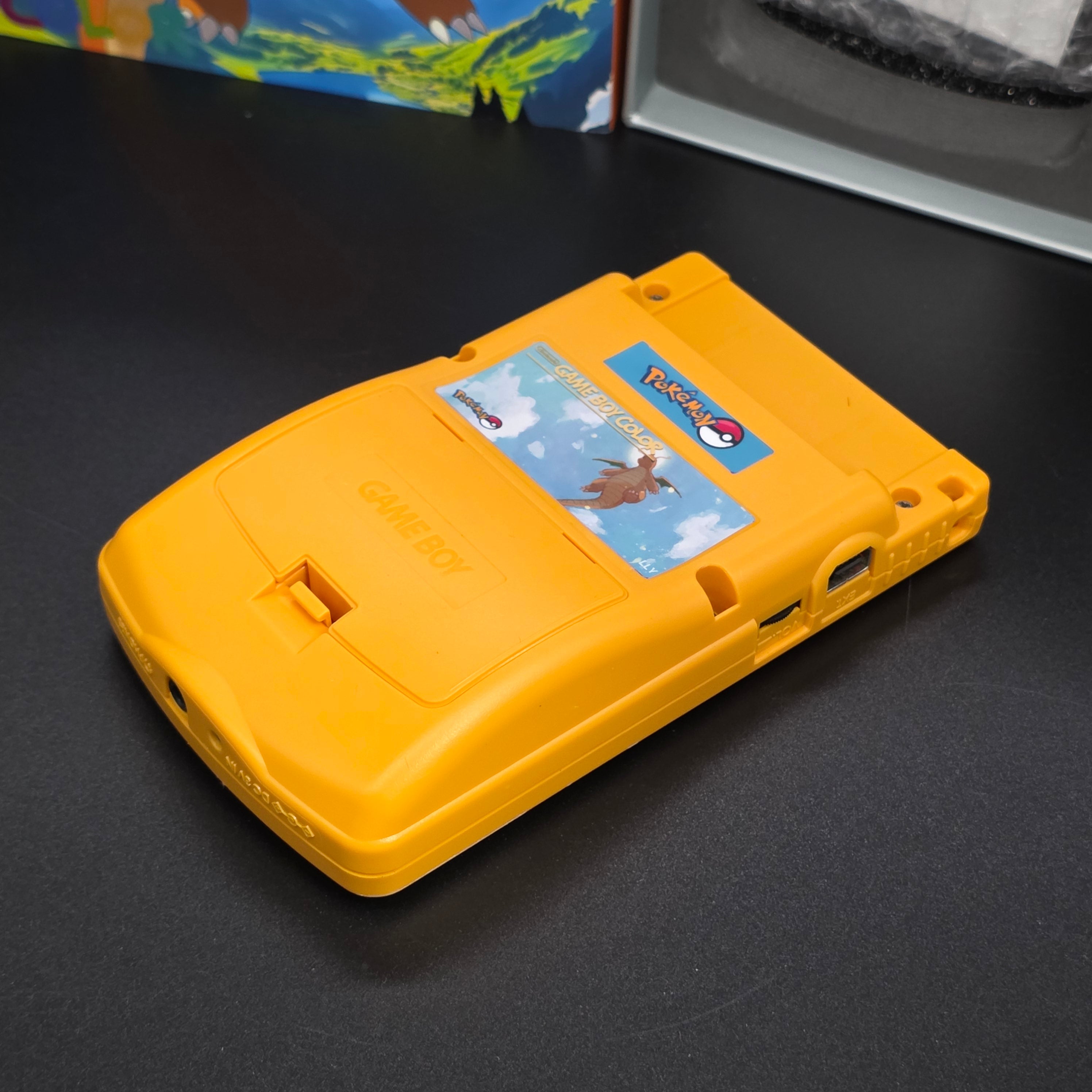 Nintendo Game Boy Color (GBC) Custom Dragonite Backlit Handheld Console