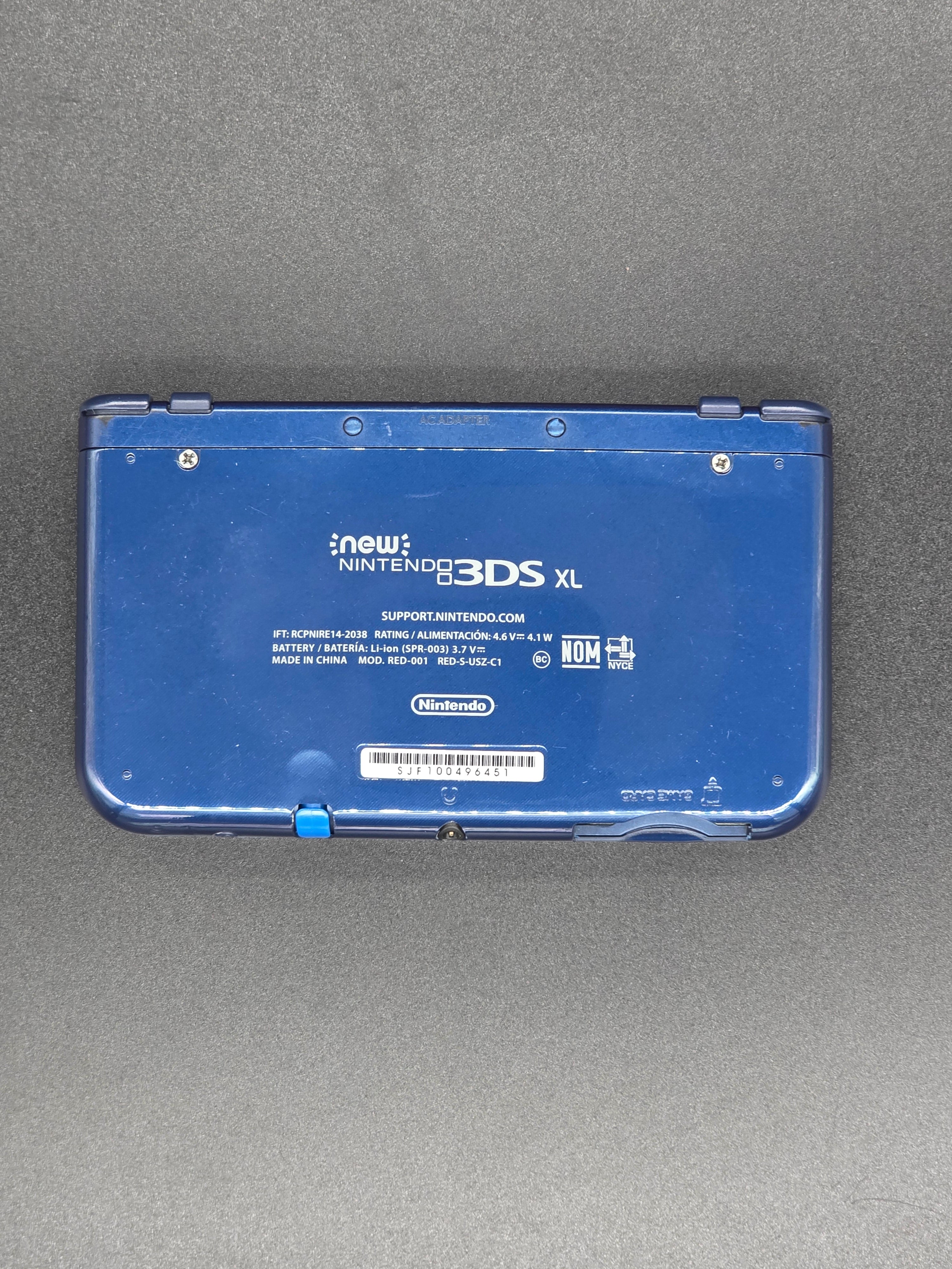 (Reshelled) "NEW" Nintendo 3DS XL Metallic Blue Handheld System NTSC