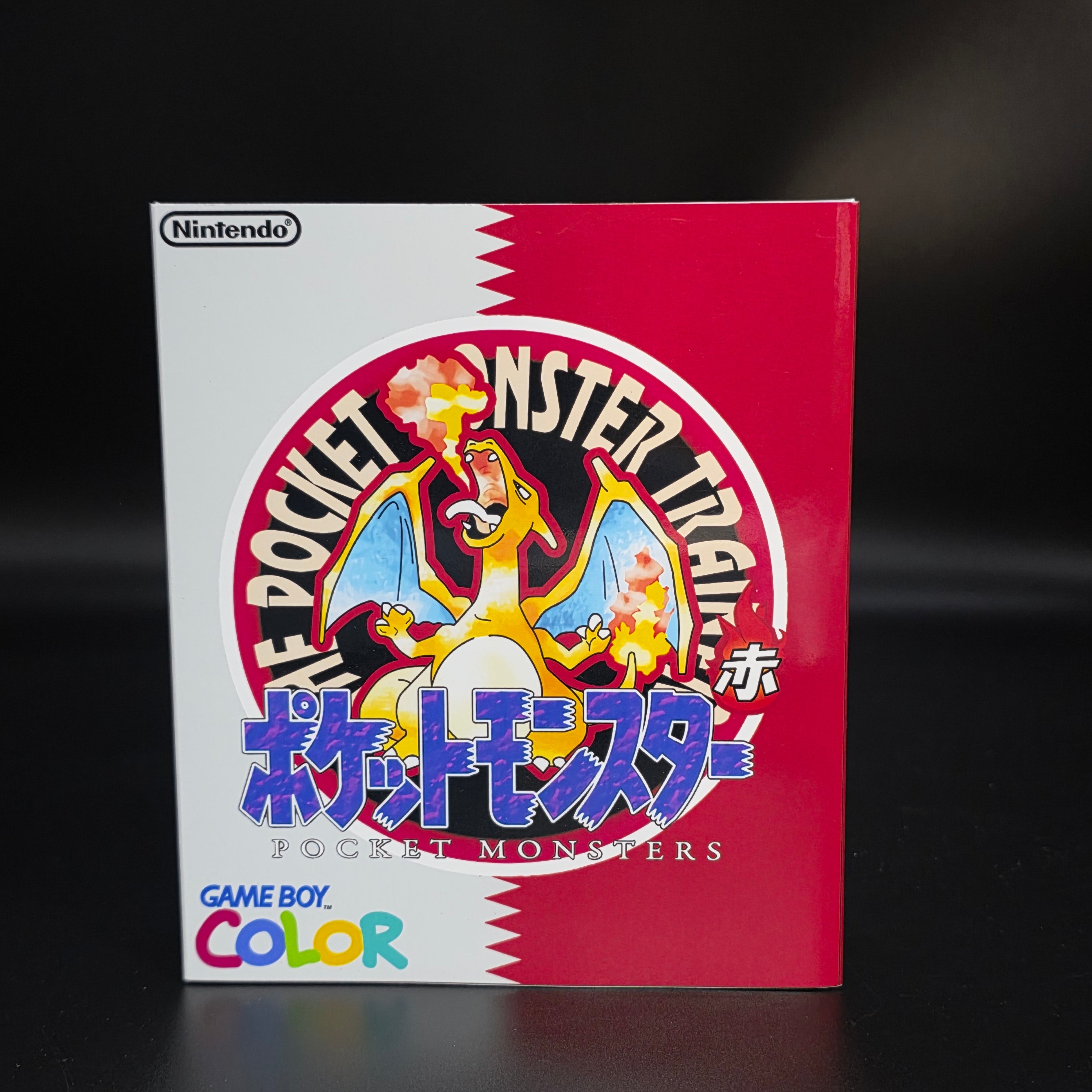 Nintendo Game Boy Color (GBC) Custom Charizard Backlit Handheld Console