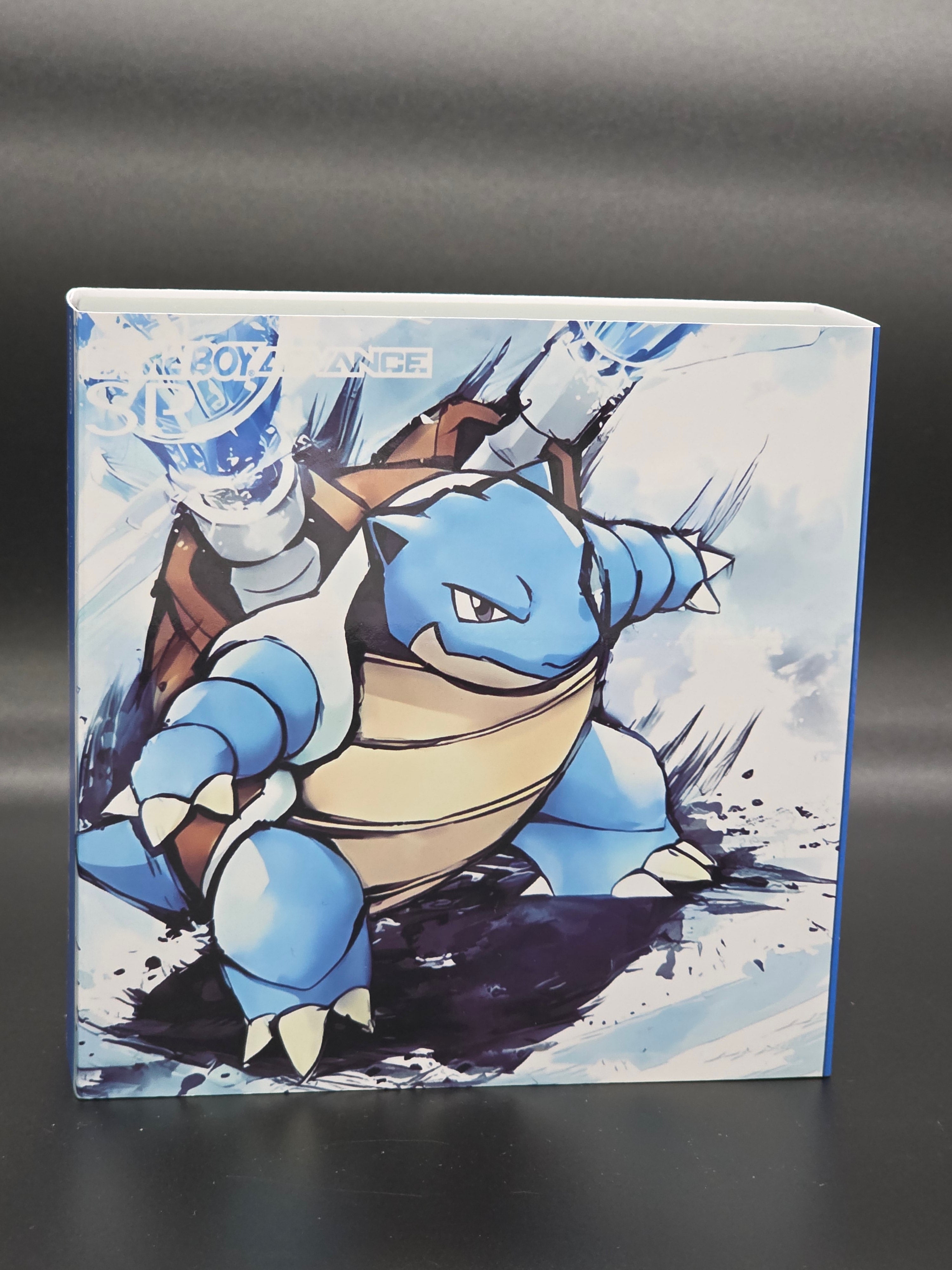 Nintendo Game Boy Advance SP (GBA SP) Custom Blastoise Backlit Handheld Console