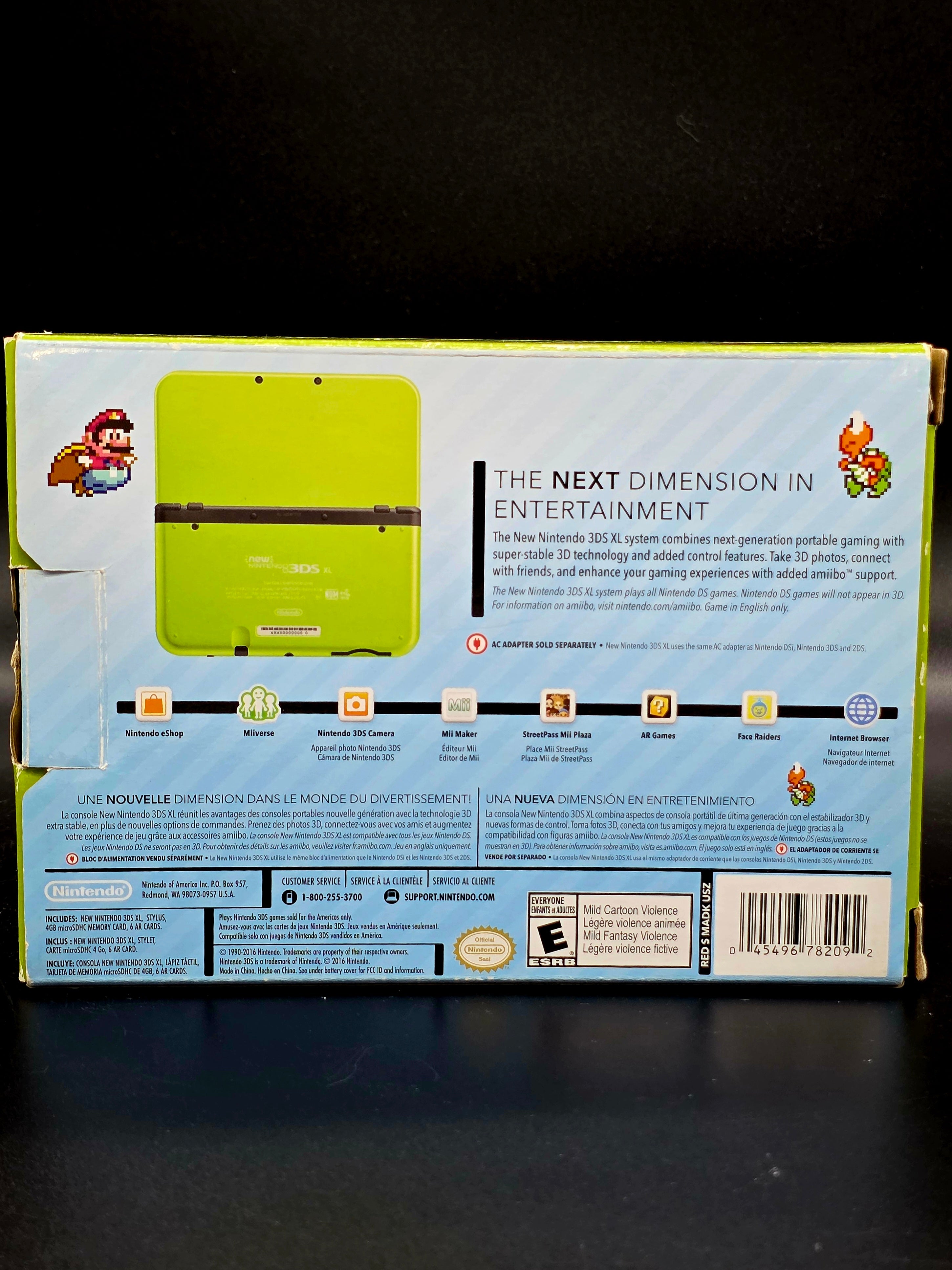 New Nintendo 3DS XL Special Edition: New Lime Green w/Super Mario World - Amazon Exclusive