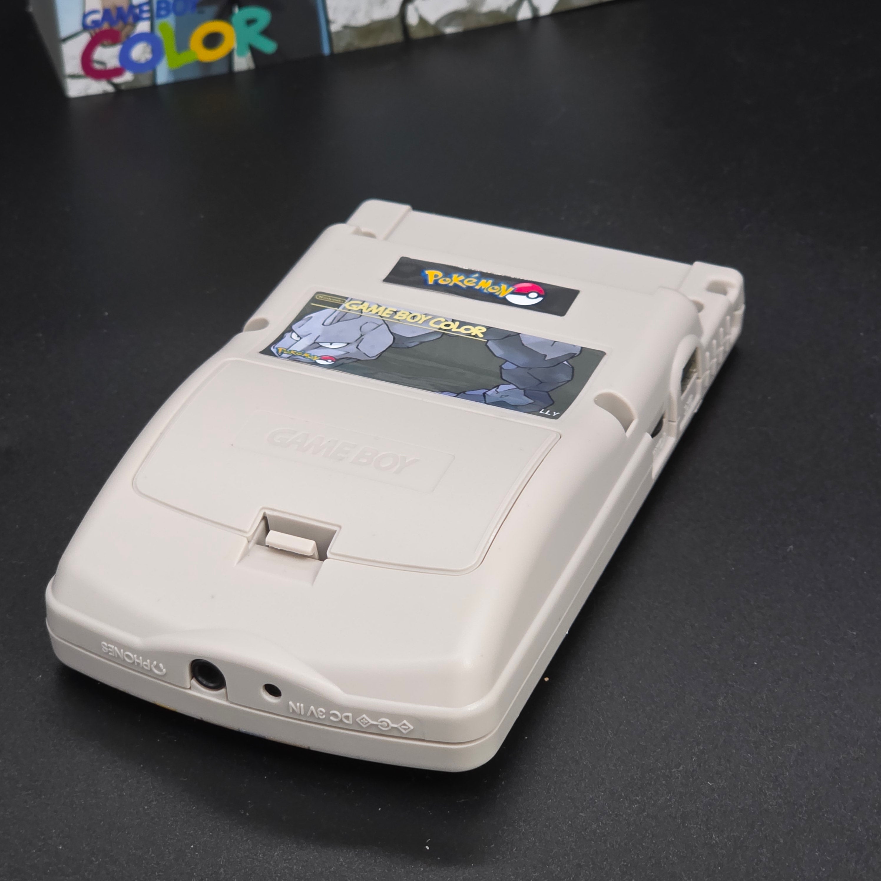 Nintendo Game Boy Color (GBC) Custom Brock Trainer Backlit Handheld Console