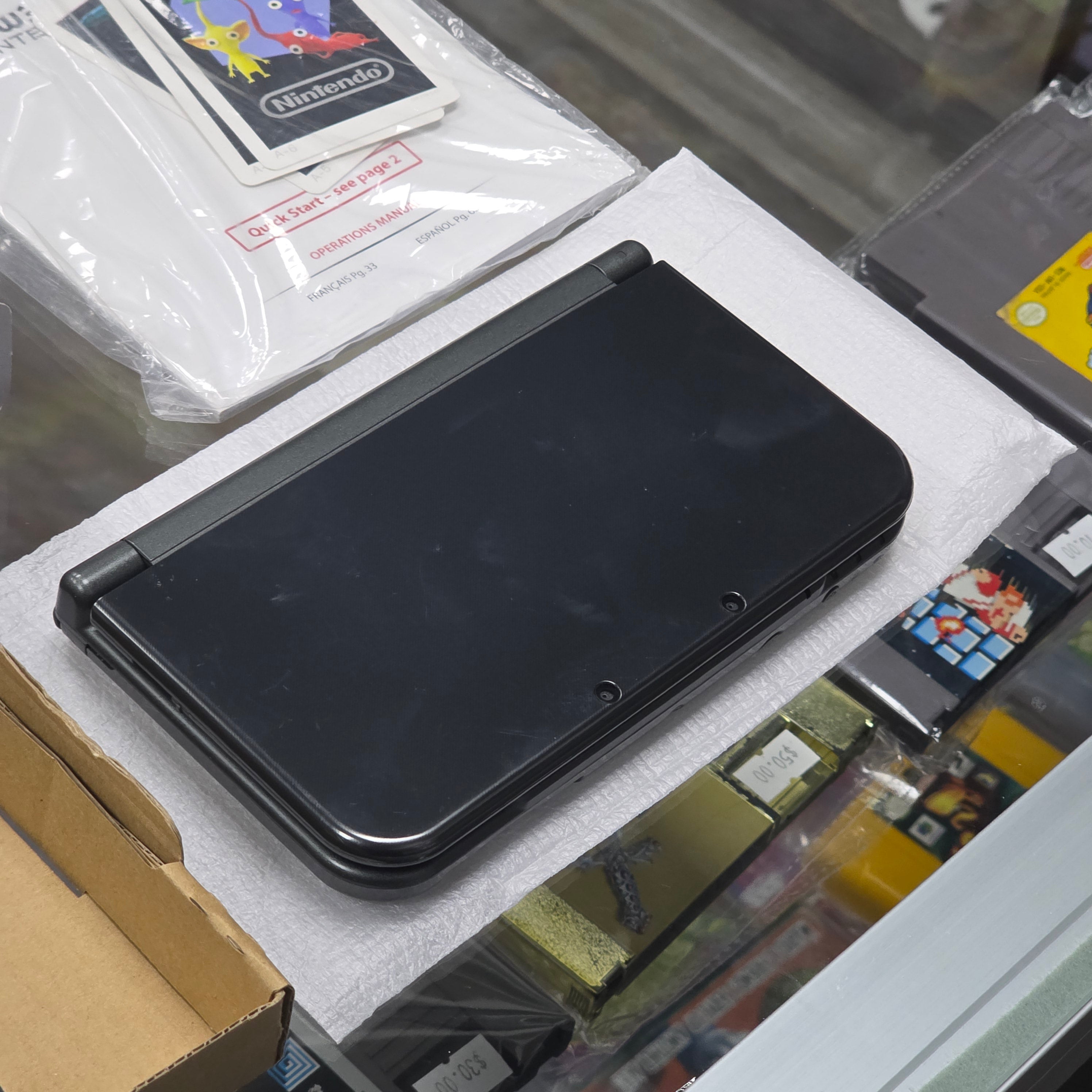 "NEW" Nintendo 3DS XL Black Handheld System Complete In Box (CIB)