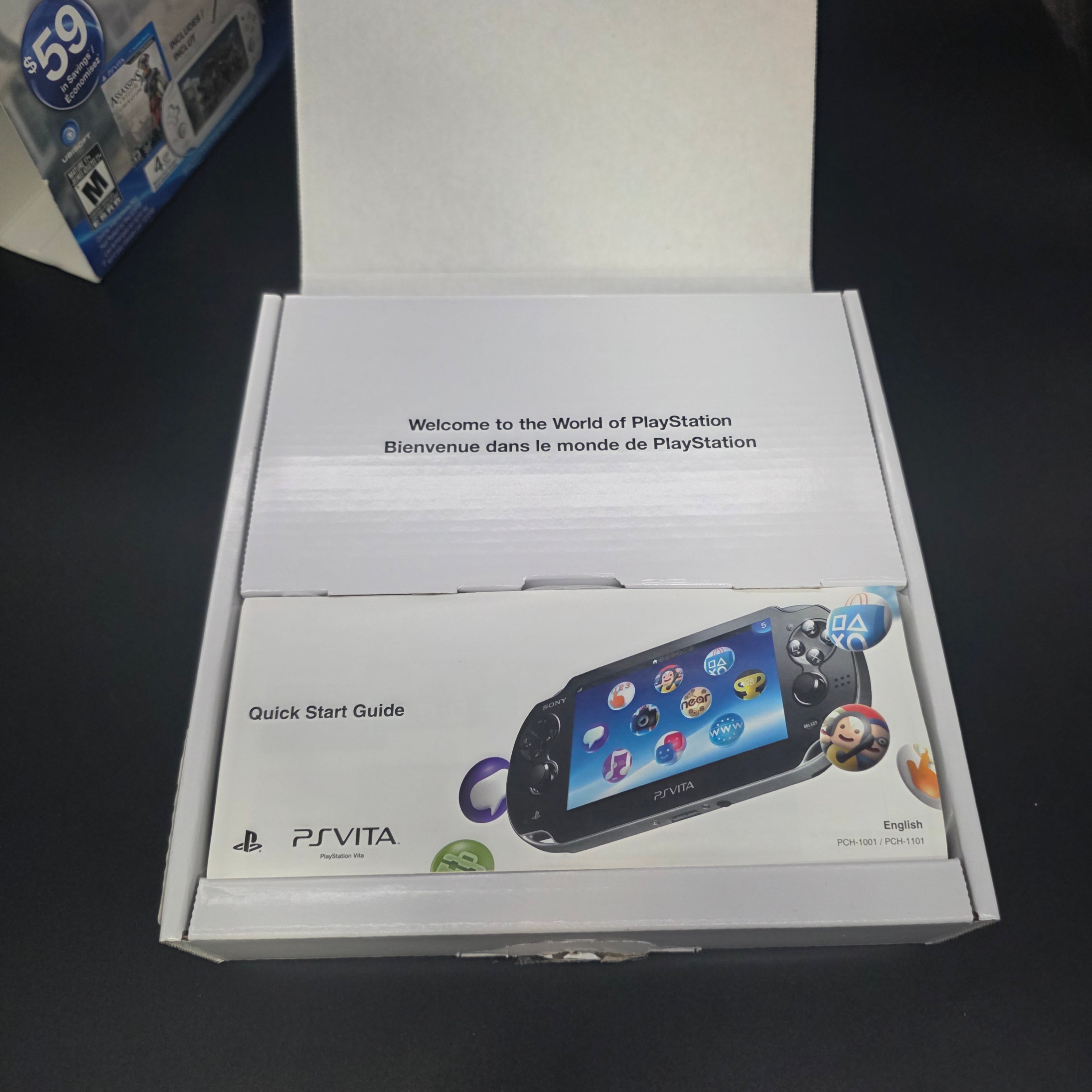 (CIB) Sony PlayStation PS Vita - Assassin's Creed III Bundle White Handheld Console (PCH-1001)