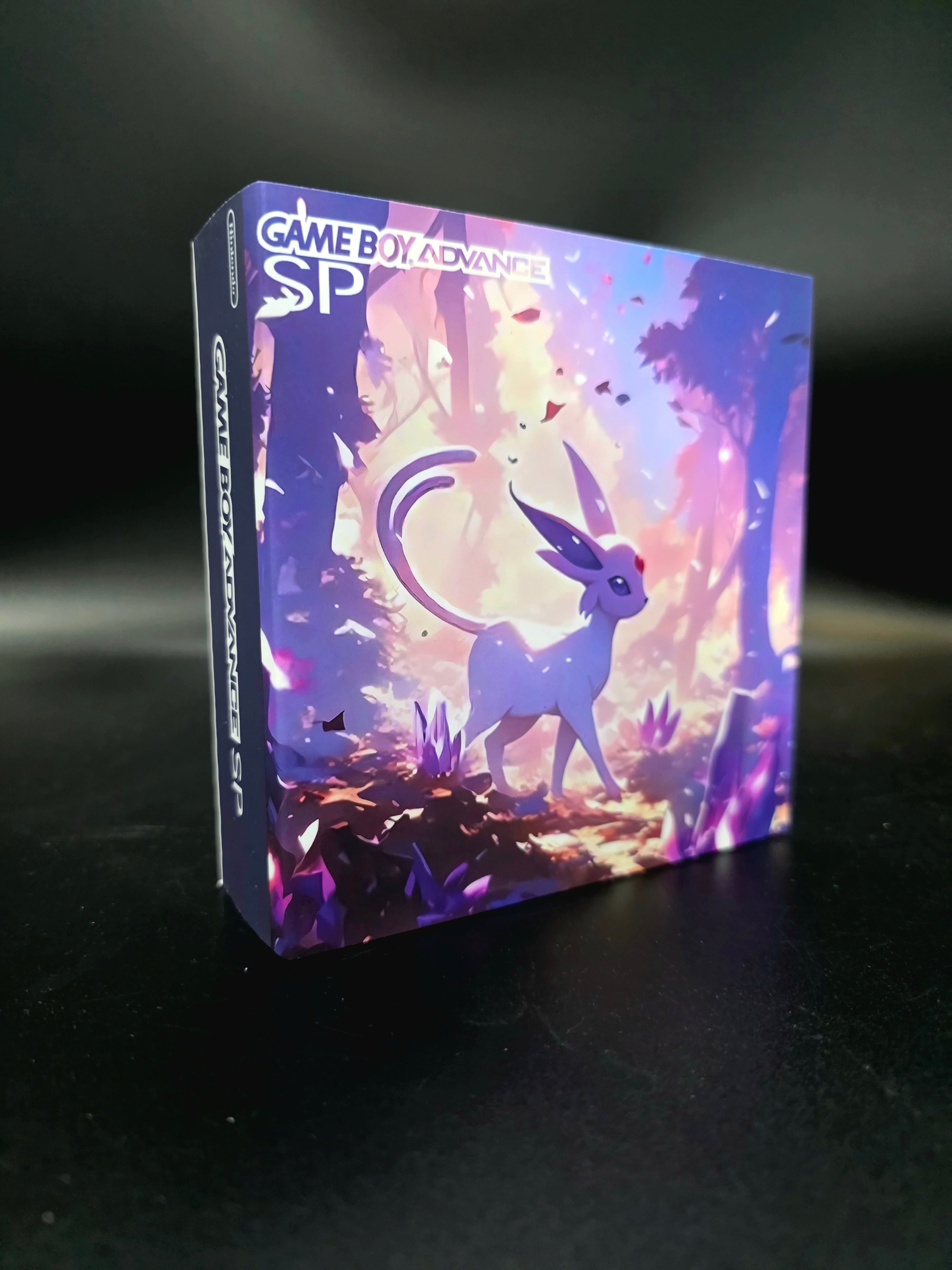 Nintendo Game Boy Advance SP (GBA SP) Custom Espeon Backlit Handheld Console