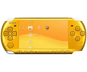 Sony PlayStation Portable PSP Bright Yellow Model 3000 Handheld Console (Japanese)