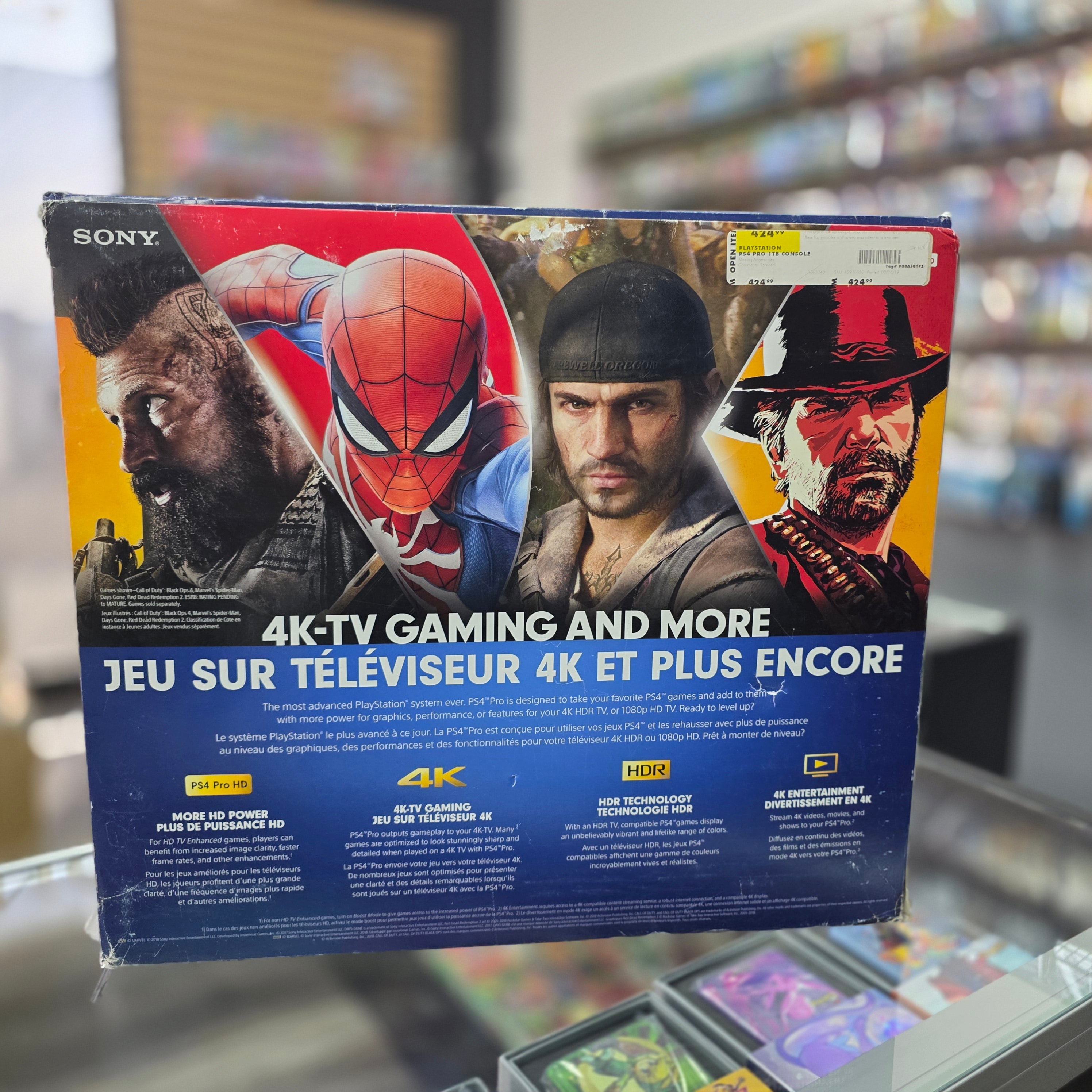 Sony PlayStation 4 PRO PS4 Black Console Bundle