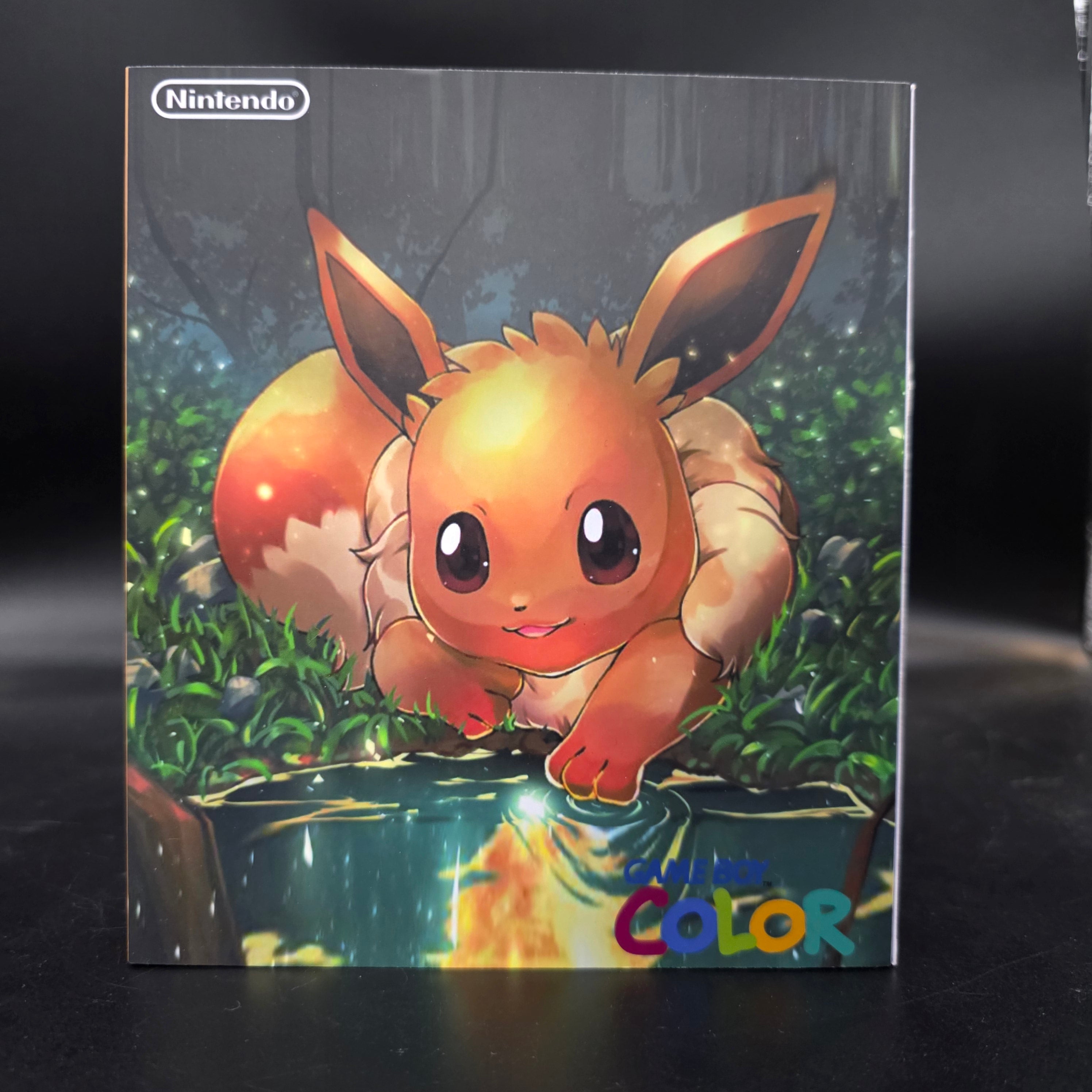 Nintendo Game Boy Color (GBC) Custom Eevee Backlit Handheld Console