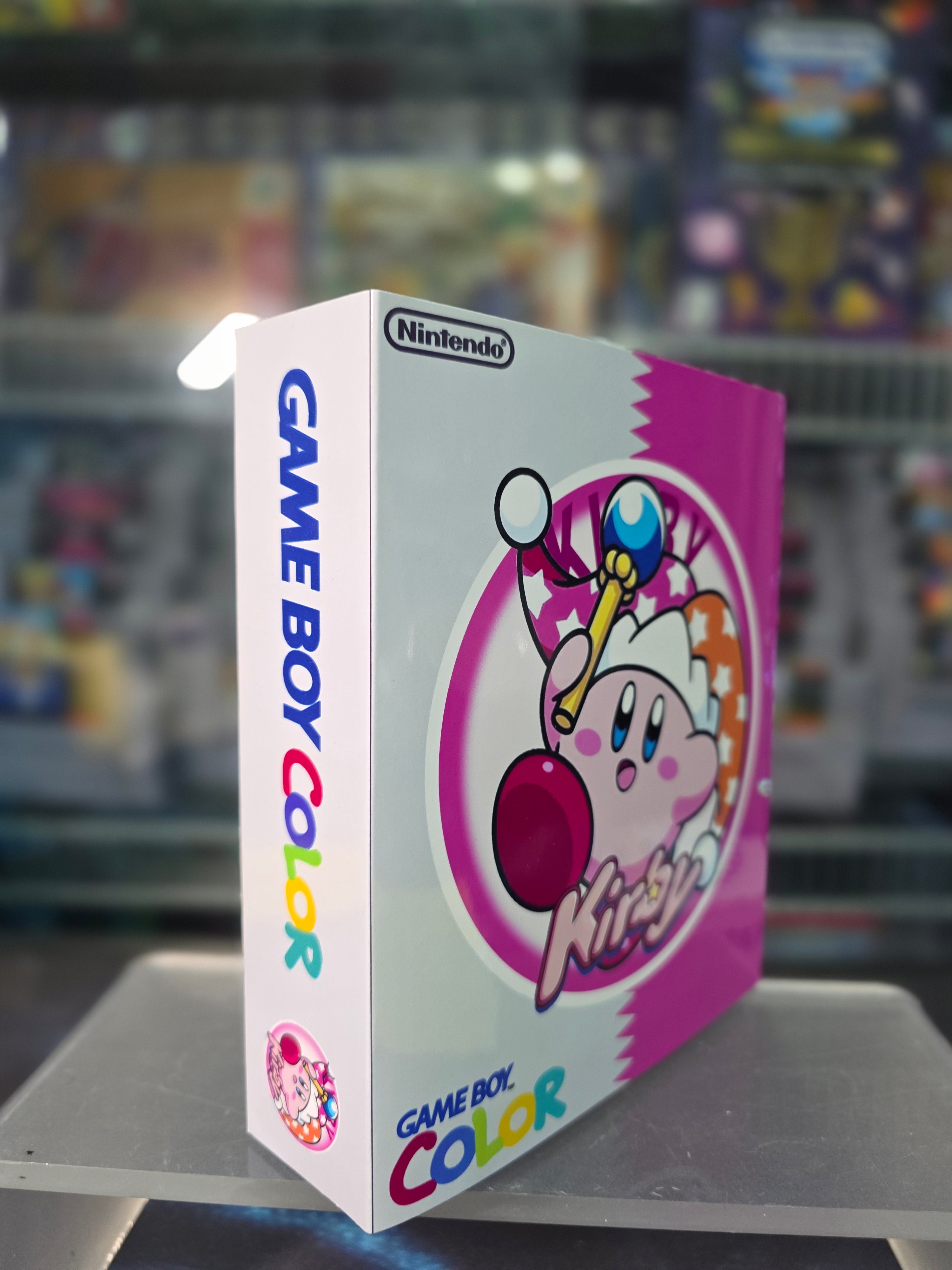 Nintendo Game Boy Color (GBC) Custom Kirby Pink Backlit Handheld Console
