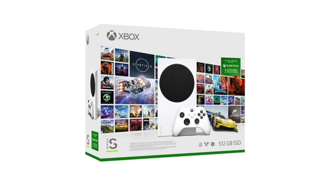 Microsoft Xbox Series S White Console Bundle