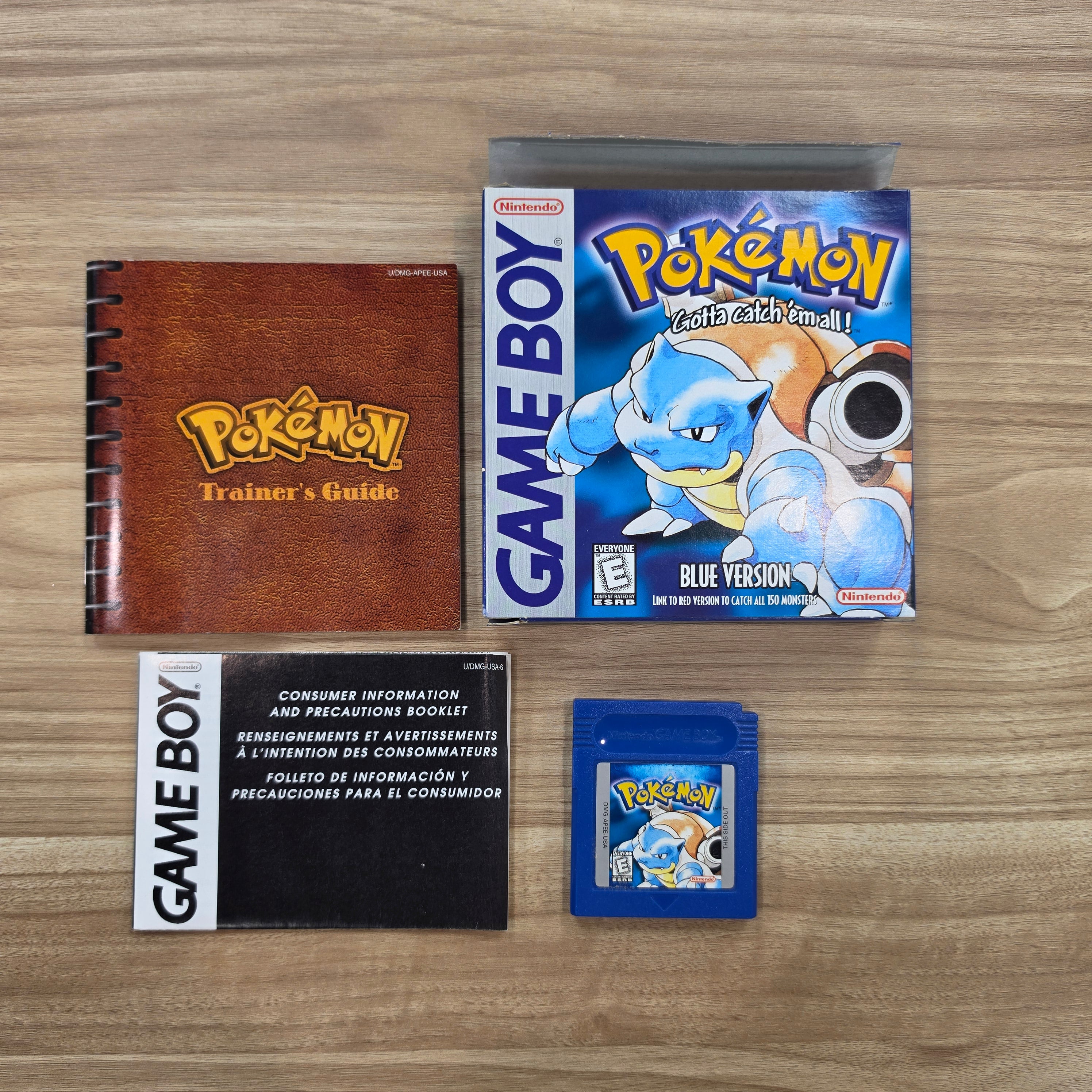 Pokemon Blue - Nintendo Game Boy (MisPrint)