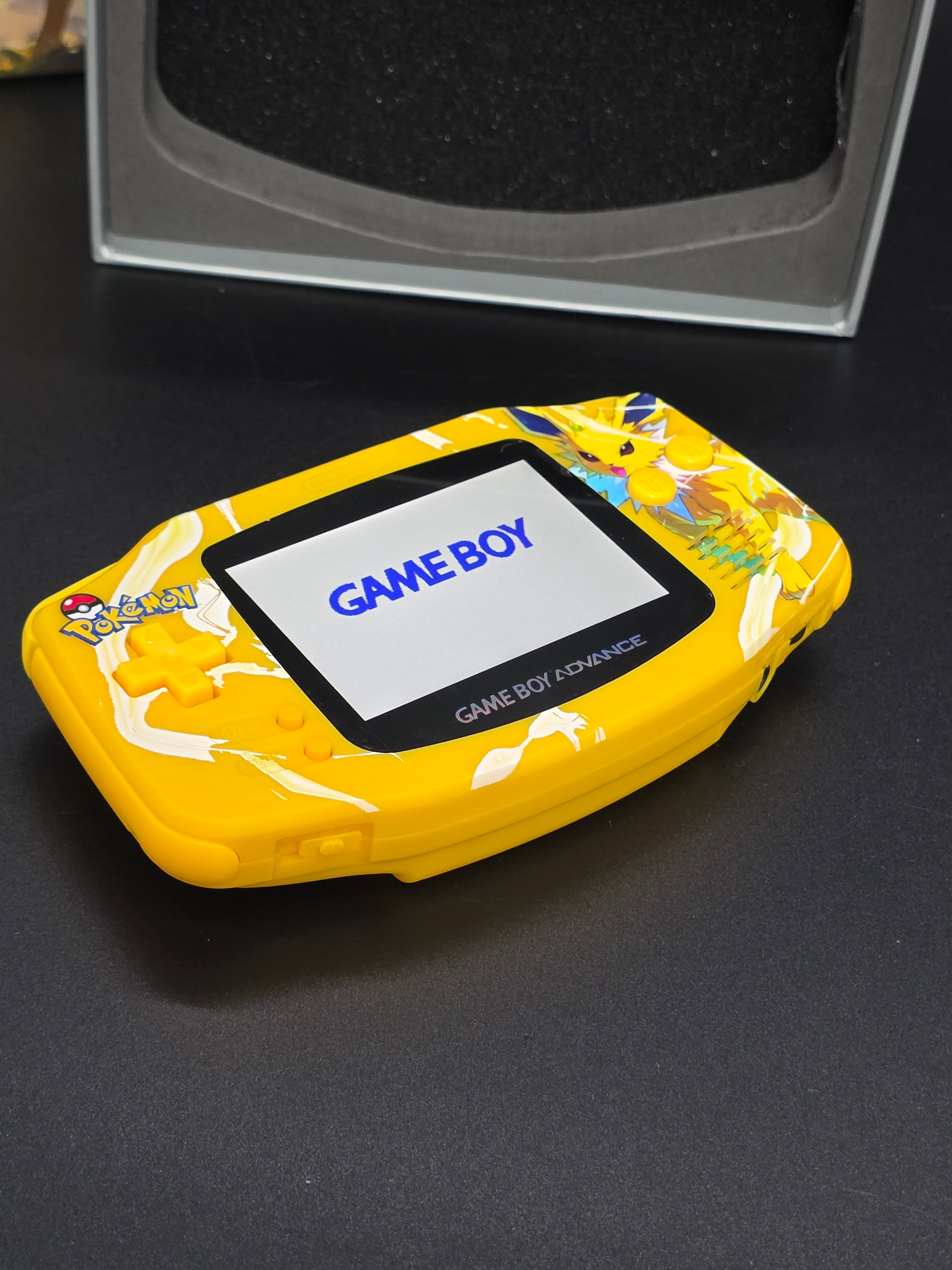 Nintendo Game Boy Advance (GBA) Custom Jolteon Backlit Handheld Console