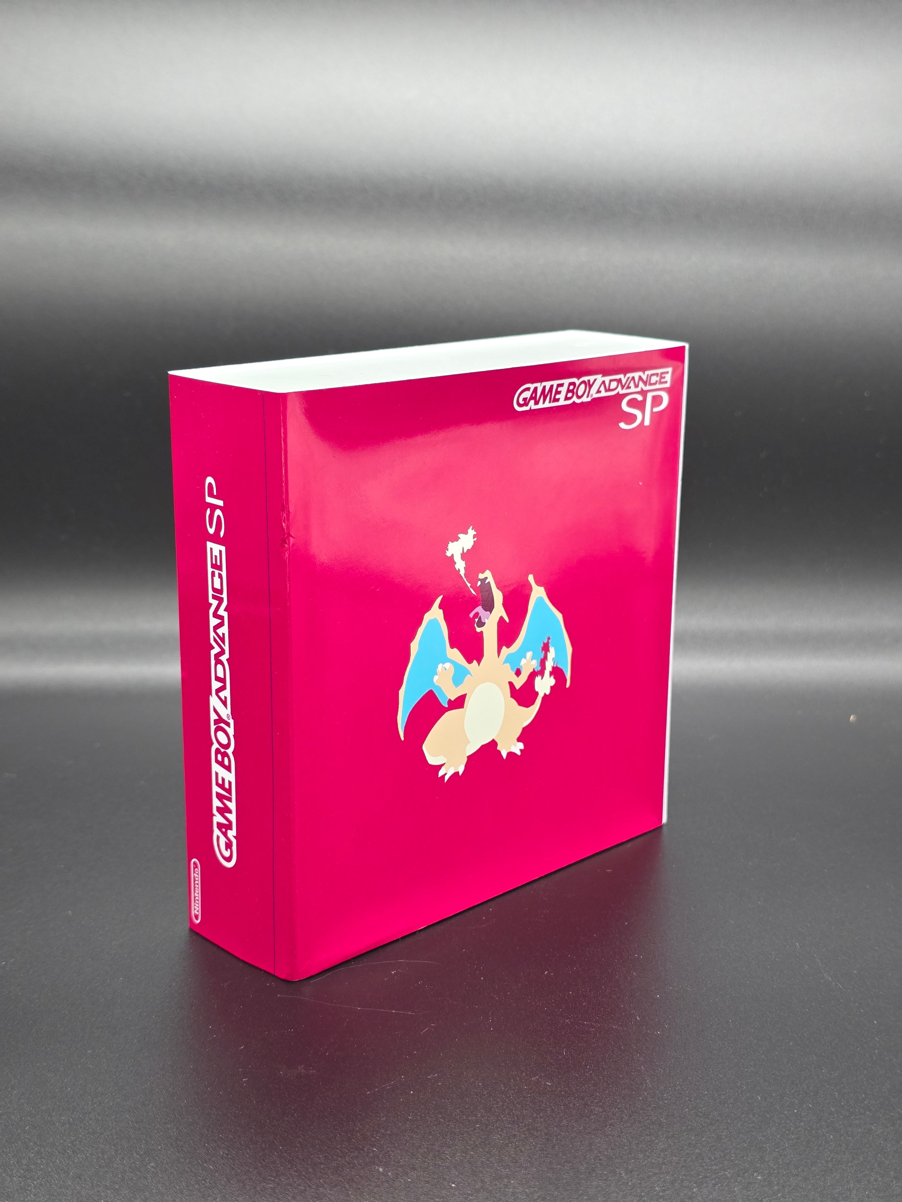 Nintendo Game Boy Advance SP (GBA SP) Custom Charizard Backlit Handheld Console