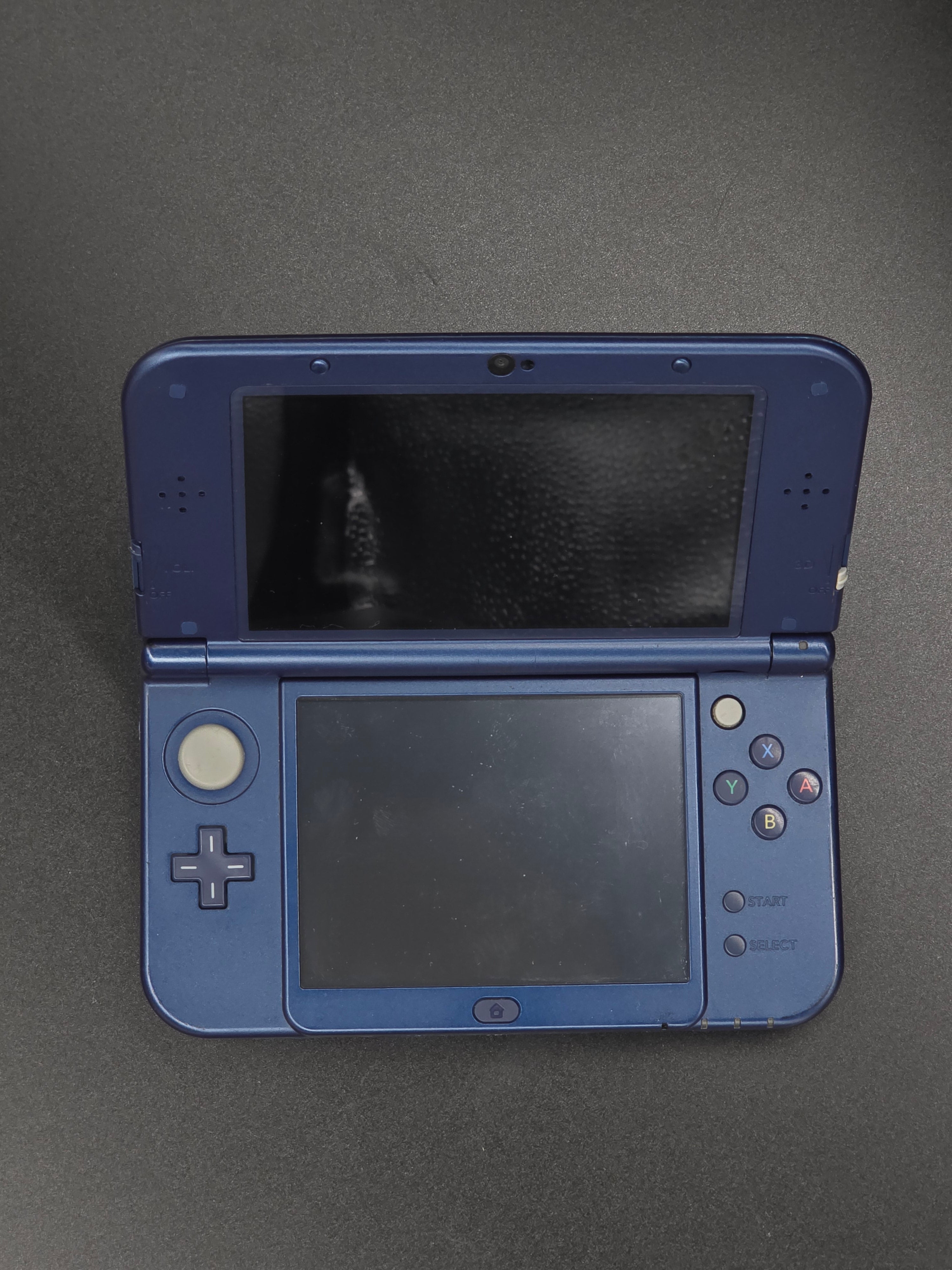 (Reshelled) "NEW" Nintendo 3DS XL Metallic Blue Handheld System NTSC