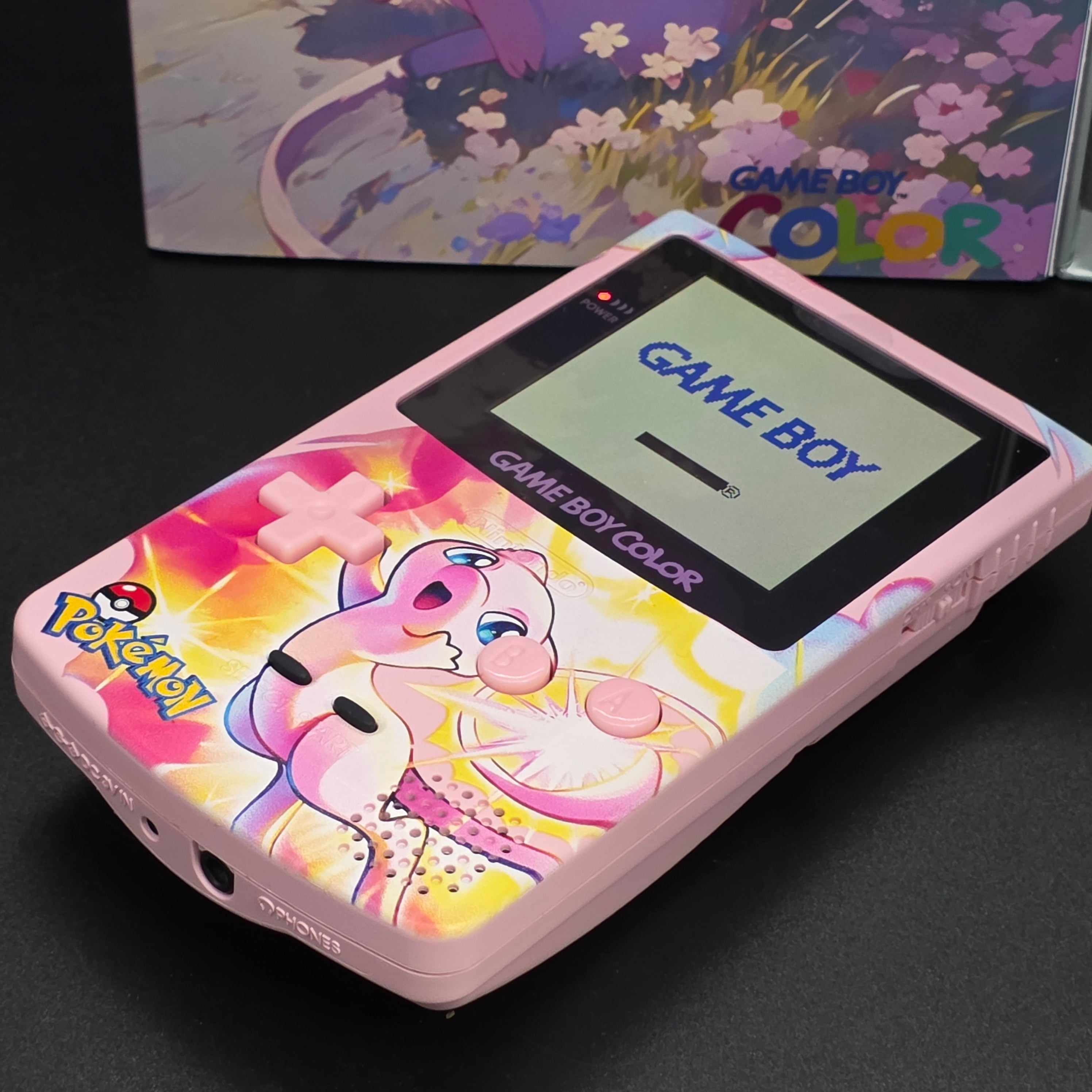 Nintendo Game Boy Color (GBC) Custom Mew Backlit Handheld Console