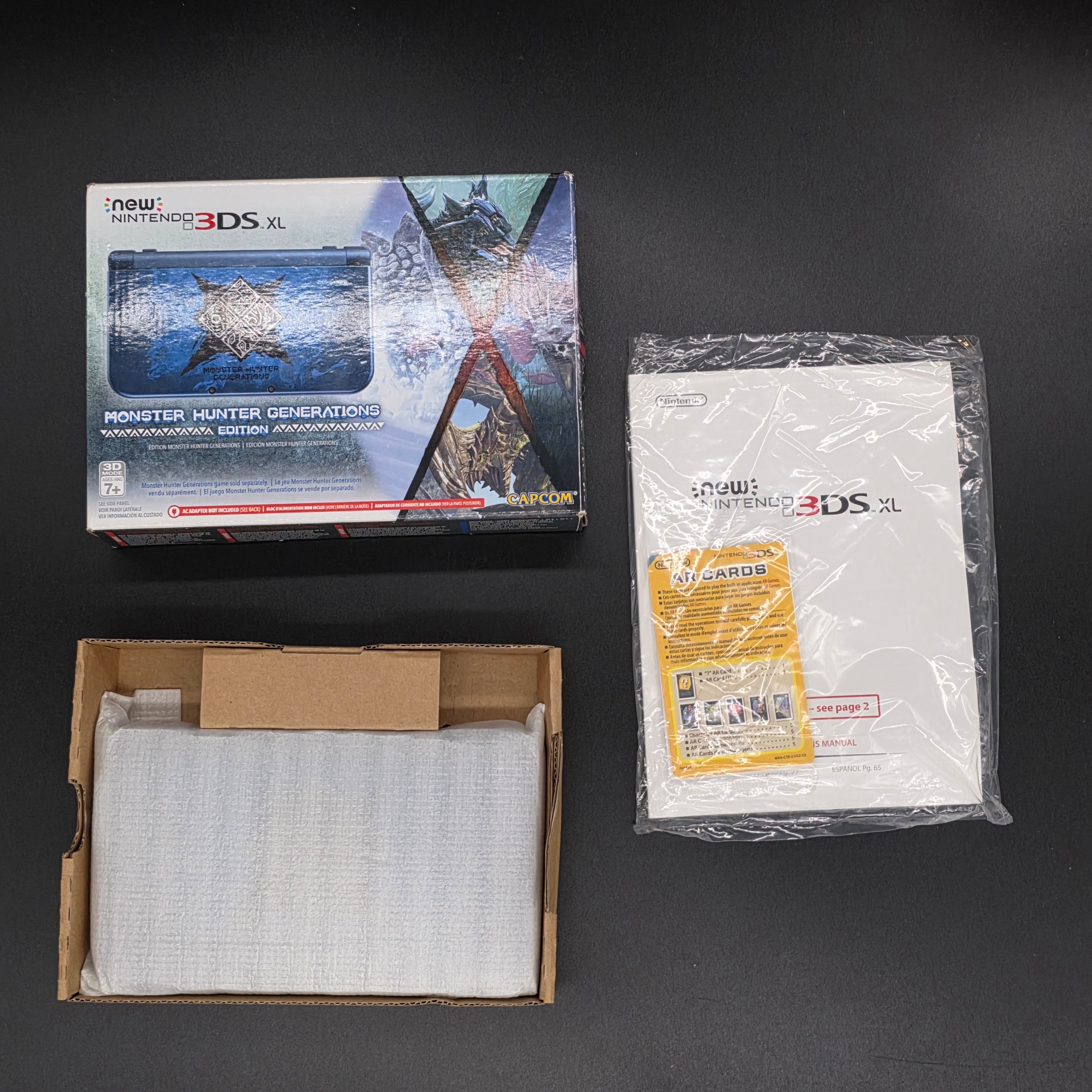 (CIB) "New" Nintendo 3DS XL Monster Hunter Generations Edition