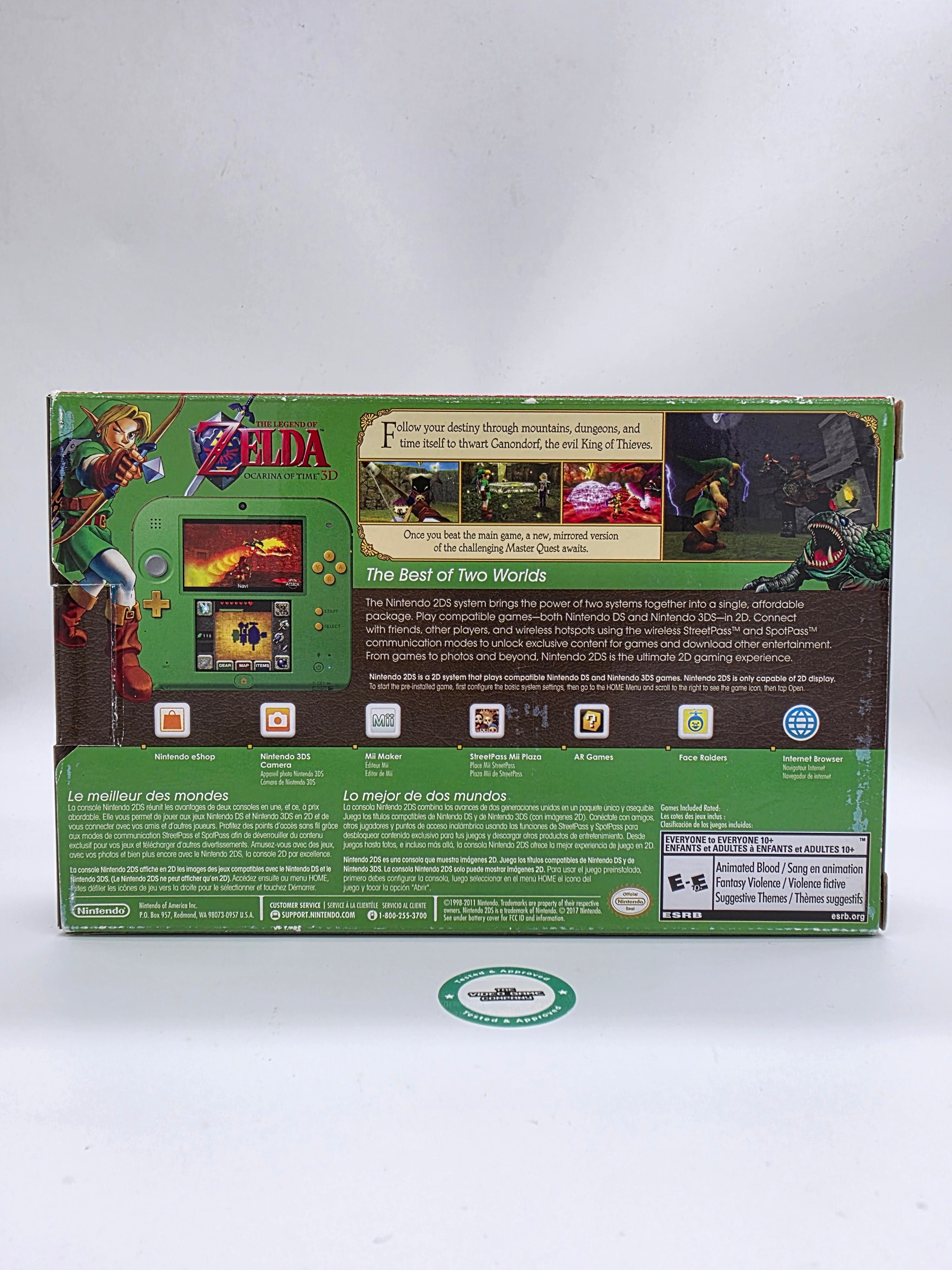 New Nintendo 2DS Ocarina of Time Handheld Console