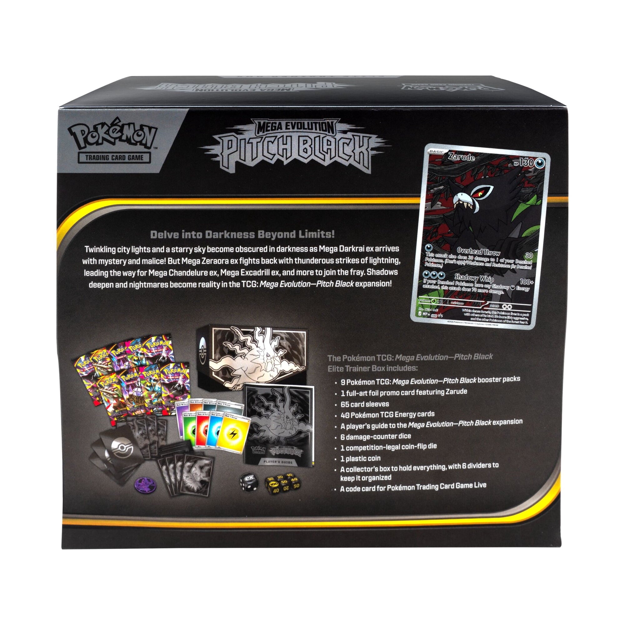 Pokemon TCG - Mega Evolution - Pitch Black - Elite Trainer Box