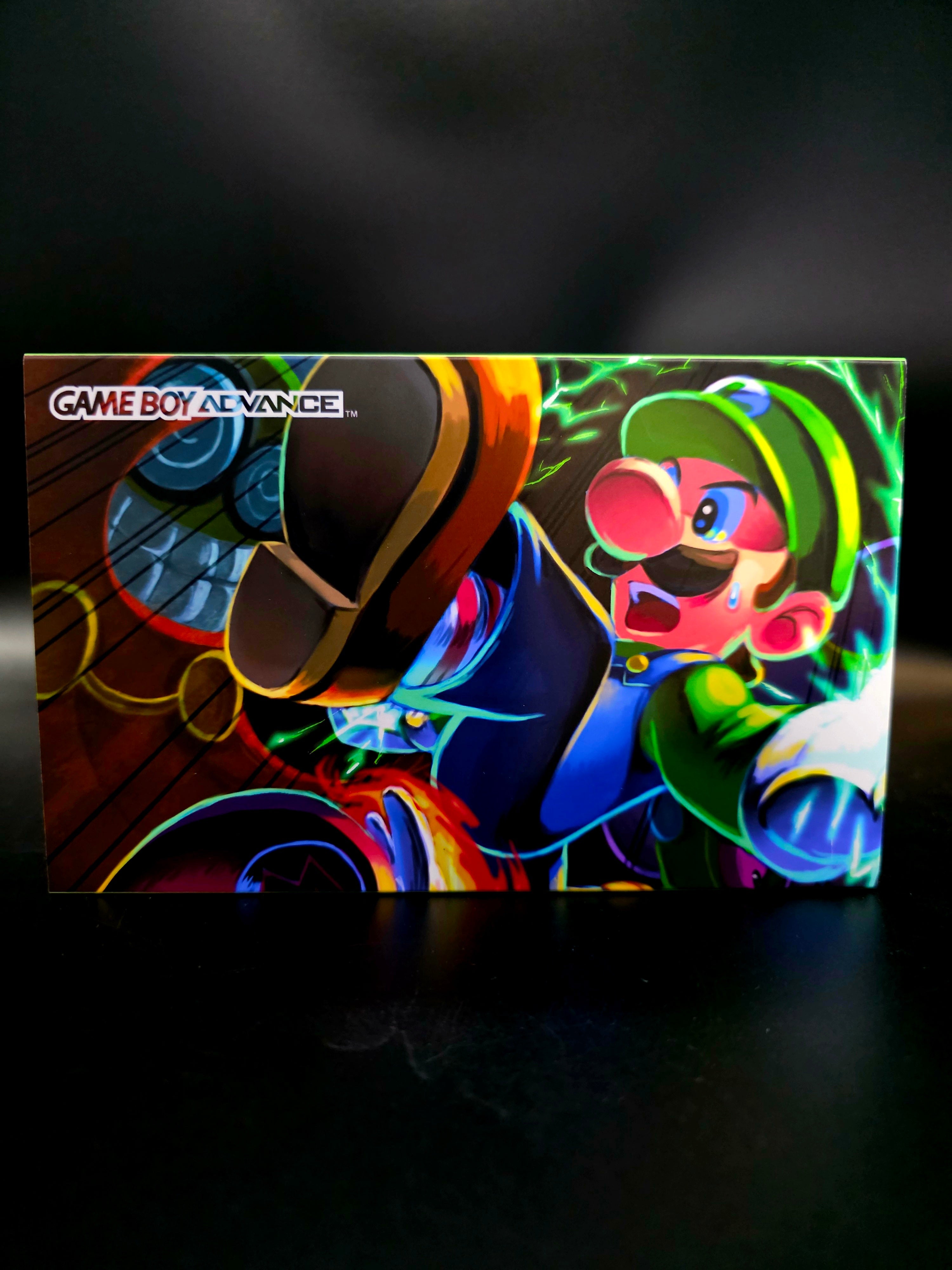 Nintendo Game Boy Advance (GBA) Custom Luigi Backlit Handheld Console