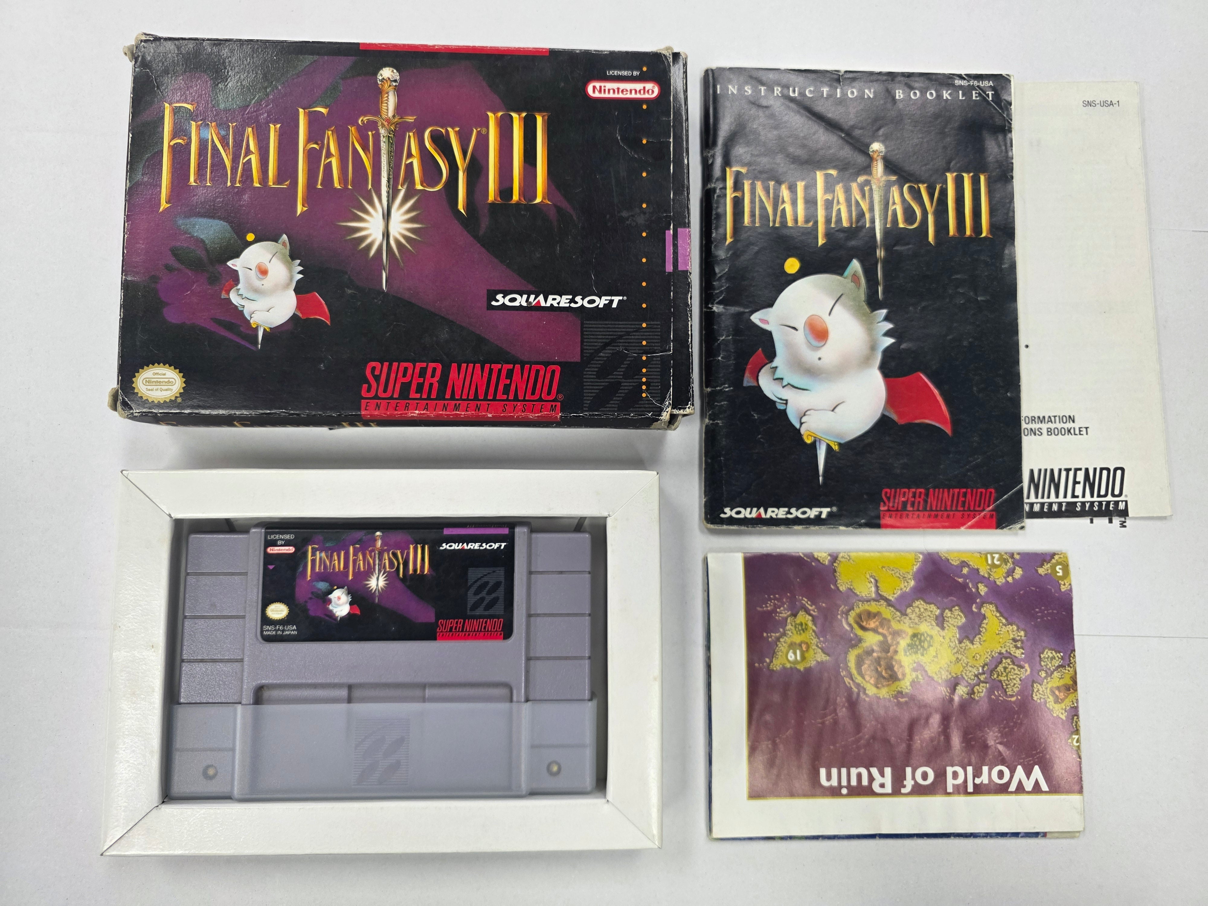 Final Fantasy III - Nintendo SNES