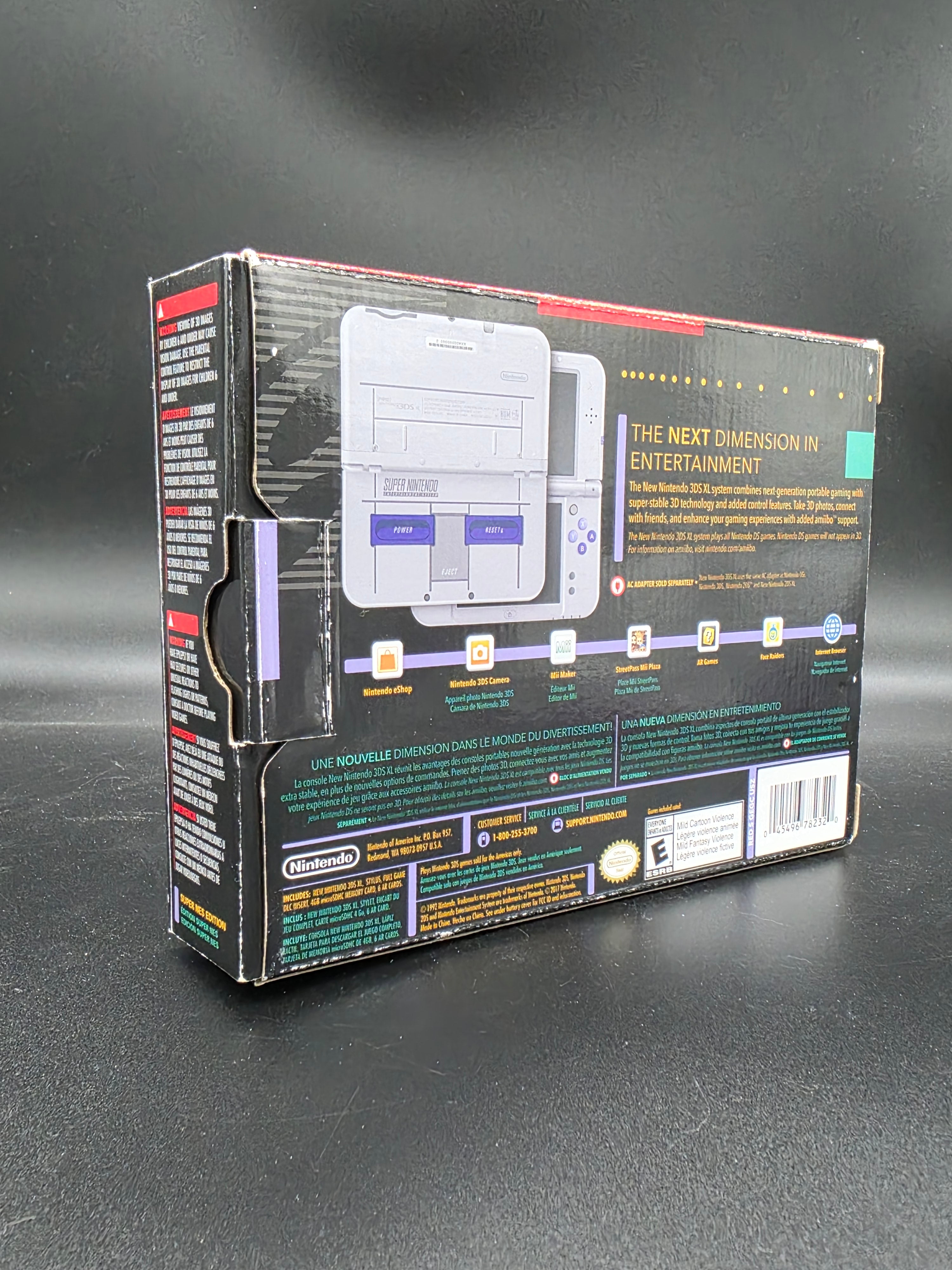 New Nintendo 3DS XL: Super NES Edition In Box