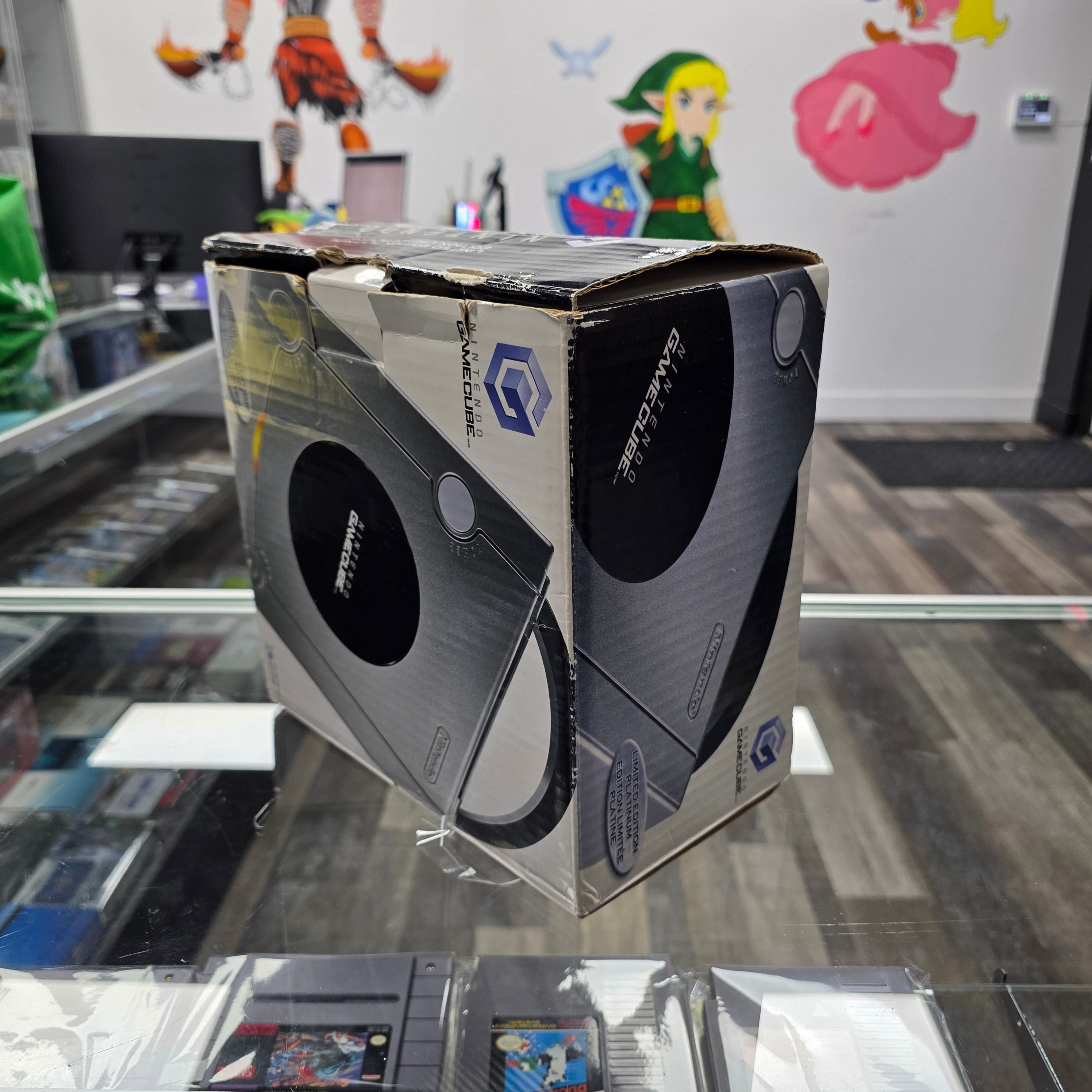 Nintendo GameCube Platinum Silver Console Bundle Complete in Box