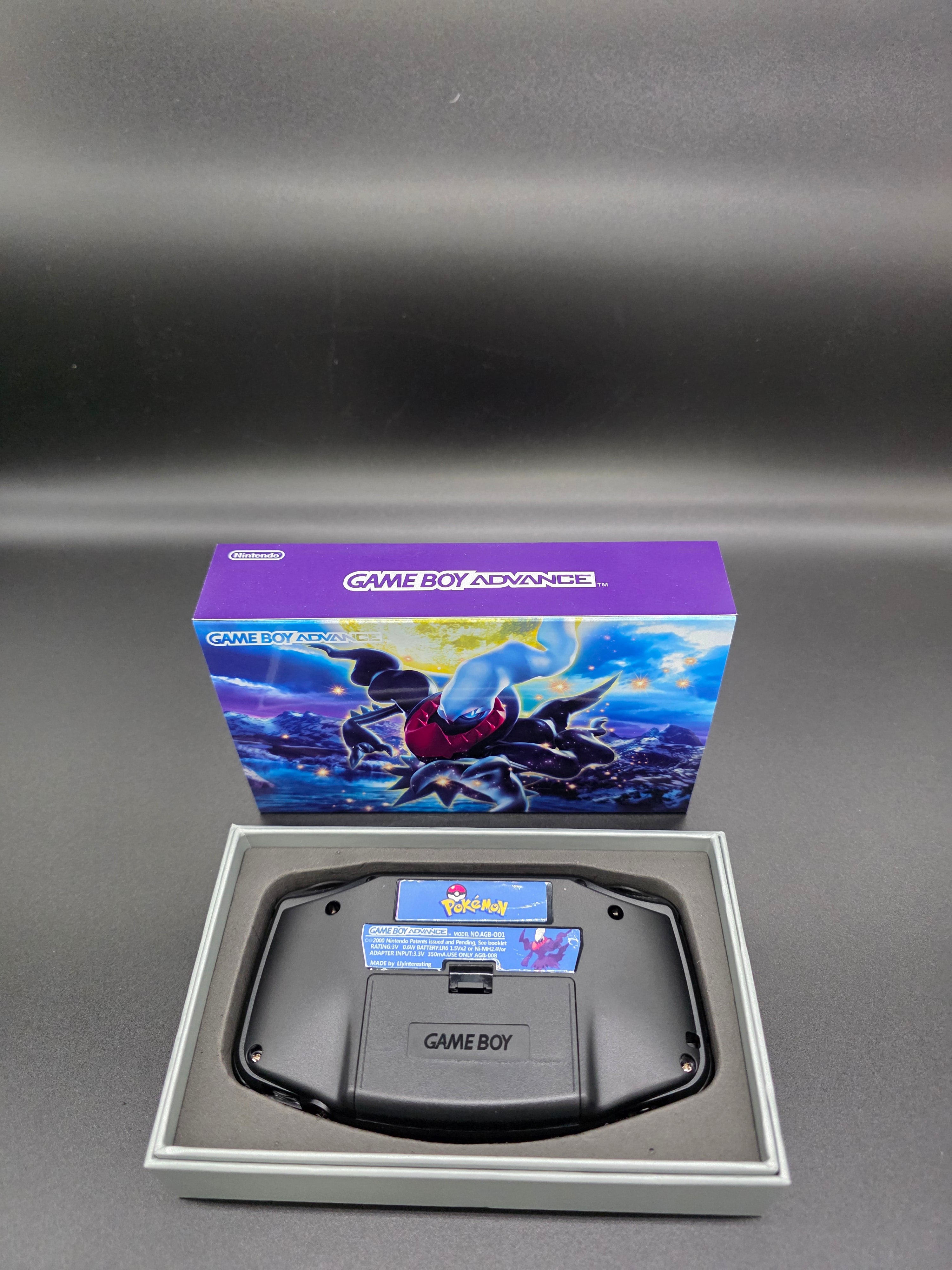 Nintendo Game Boy Advance (GBA) Custom Darkrai Backlit Handheld Console