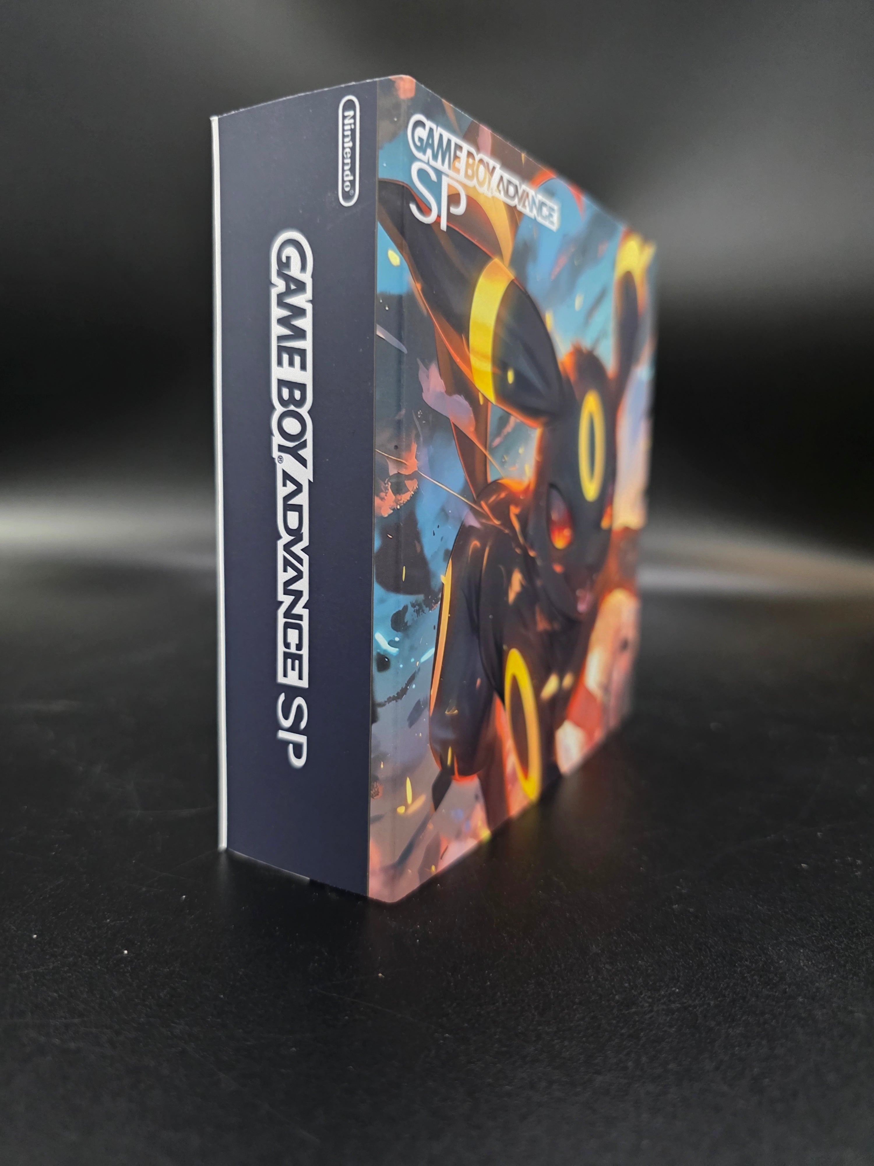 Nintendo Game Boy Advance SP (GBA SP) Custom Umbreon Backlit Handheld Console